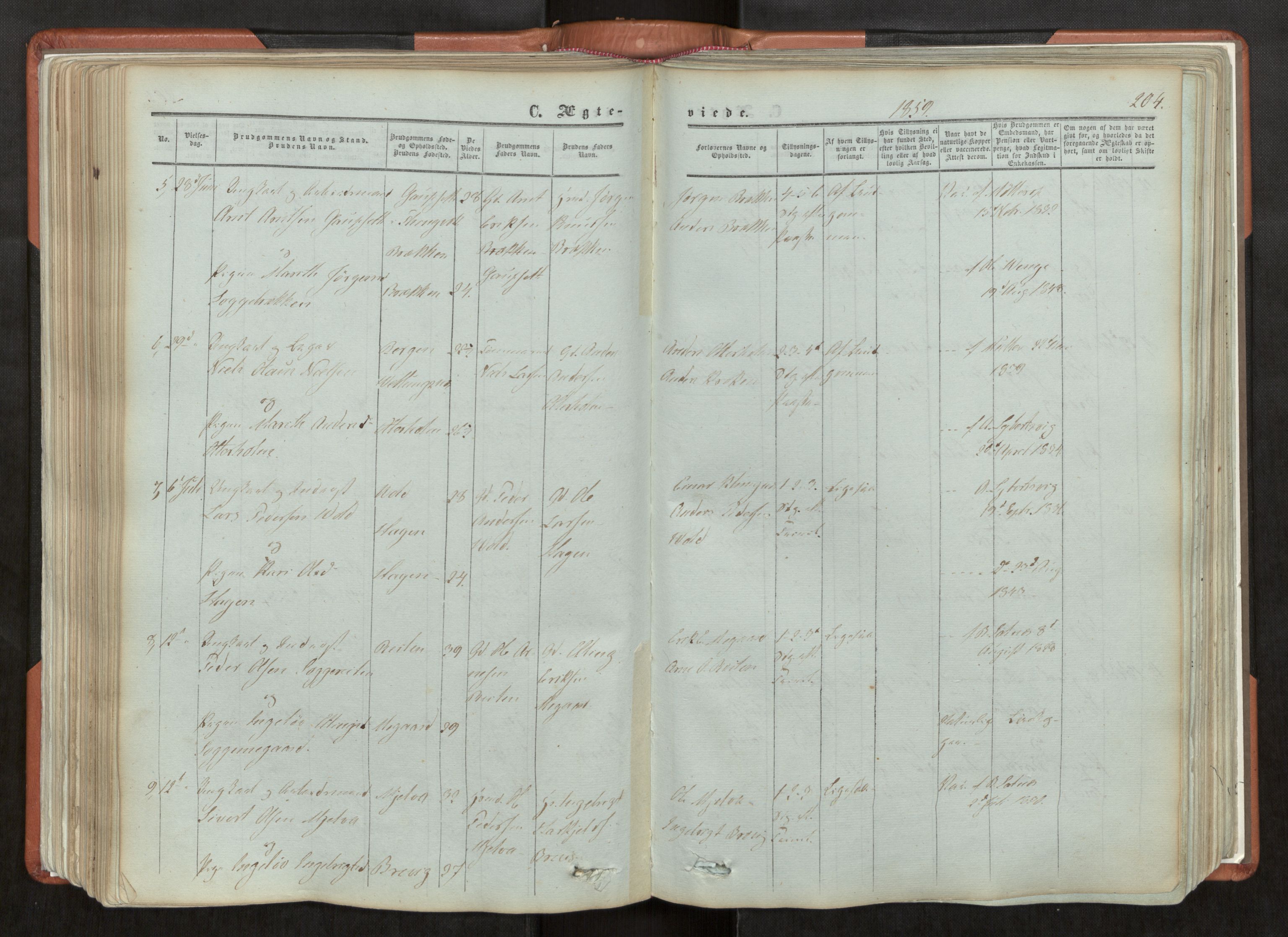 Ministerialprotokoller, klokkerbøker og fødselsregistre - Møre og Romsdal, AV/SAT-A-1454/544/L0572: Parish register (official) no. 544A05, 1854-1886, p. 204