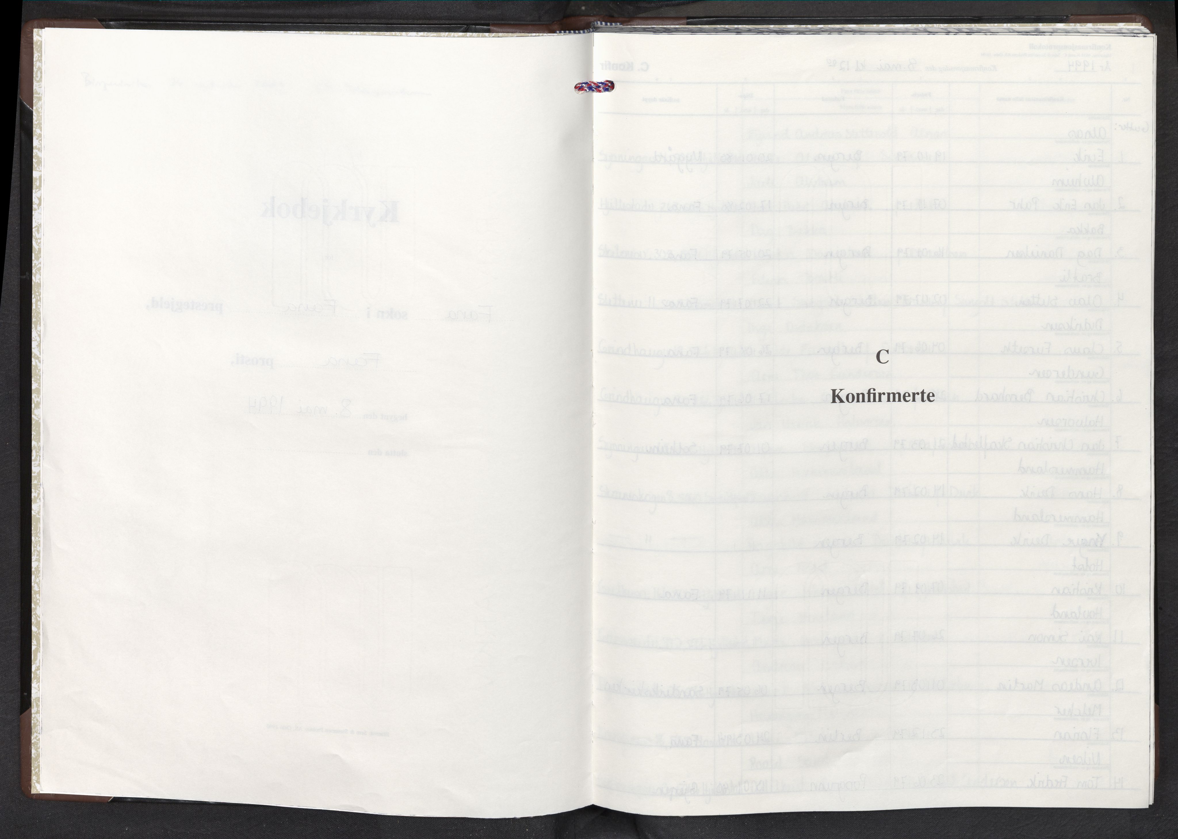 Fana Sokneprestembete, AV/SAB-A-75101/H/Haa/Haad/L0003: Parish register (official) no. D 3, 1994-2006