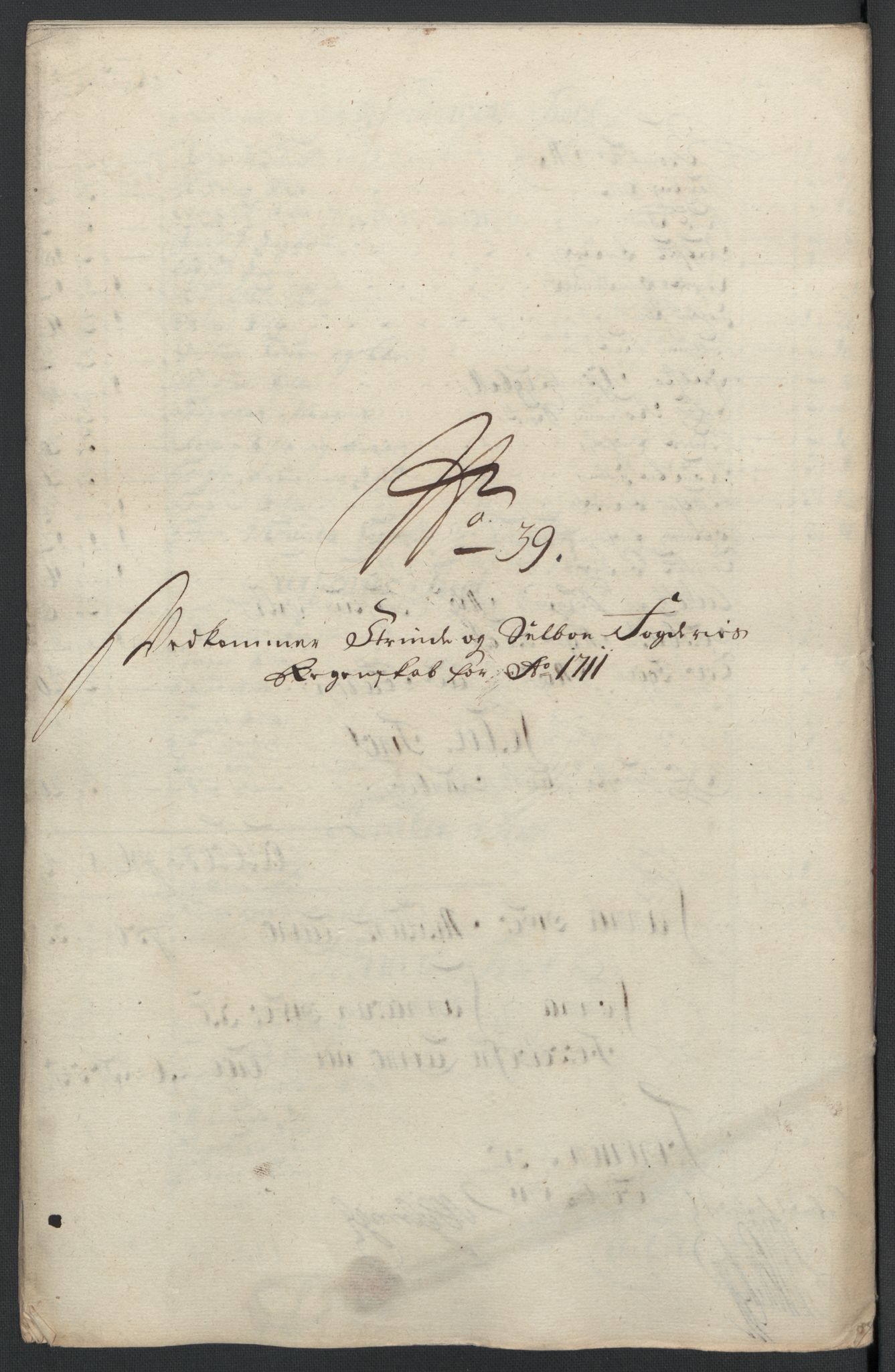 Rentekammeret inntil 1814, Reviderte regnskaper, Fogderegnskap, RA/EA-4092/R61/L4112: Fogderegnskap Strinda og Selbu, 1711, p. 154
