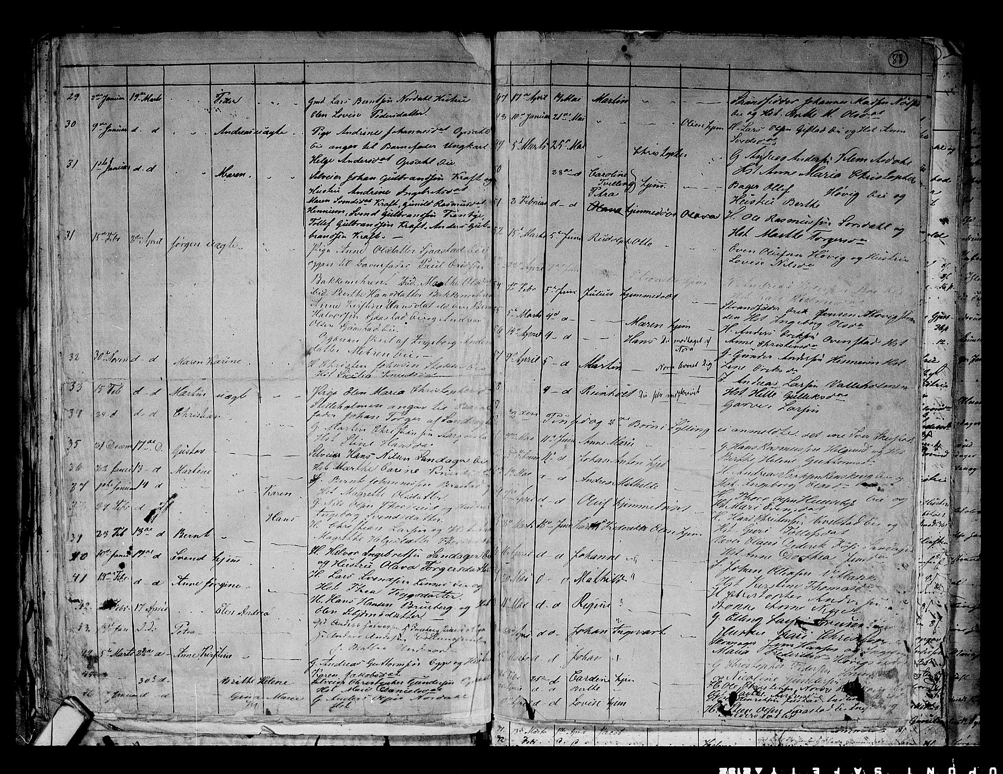 Lier kirkebøker, AV/SAKO-A-230/G/Ga/L0002: Parish register (copy) no. I 2, 1841-1862, p. 88