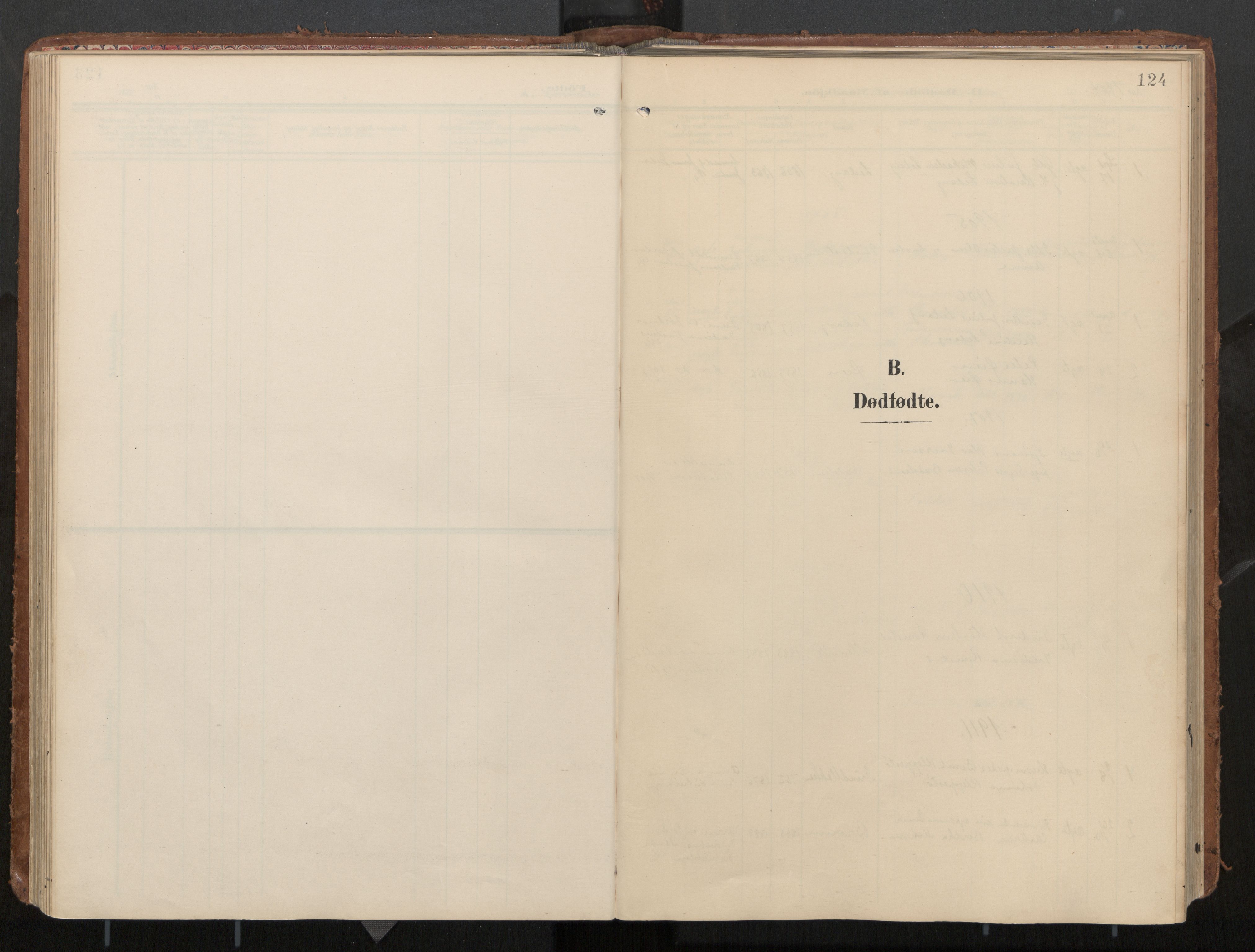 Ministerialprotokoller, klokkerbøker og fødselsregistre - Nord-Trøndelag, SAT/A-1458/774/L0629: Parish register (official), 1904-1926, p. 124