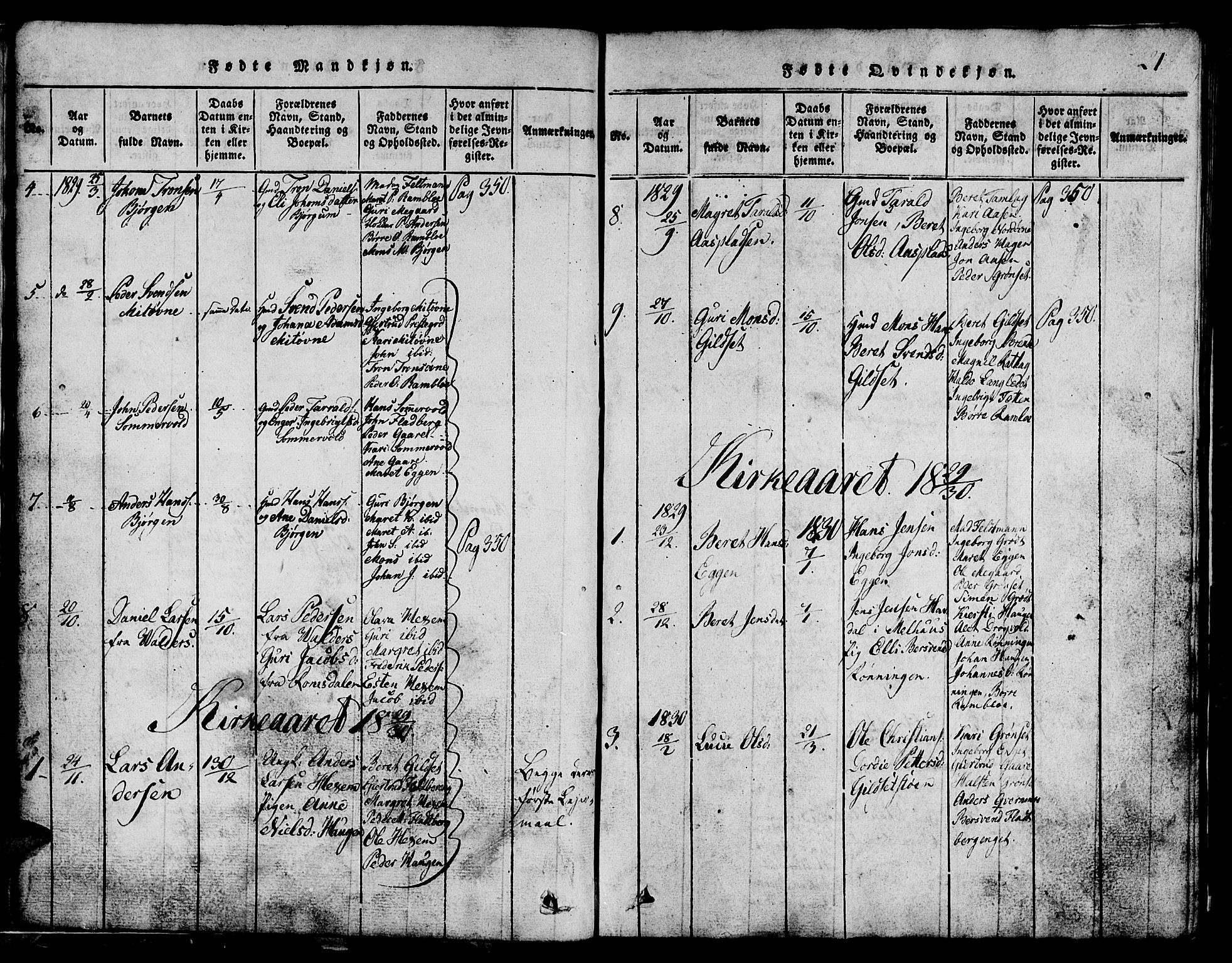 Ministerialprotokoller, klokkerbøker og fødselsregistre - Sør-Trøndelag, SAT/A-1456/685/L0976: Parish register (copy) no. 685C01, 1817-1878, p. 21