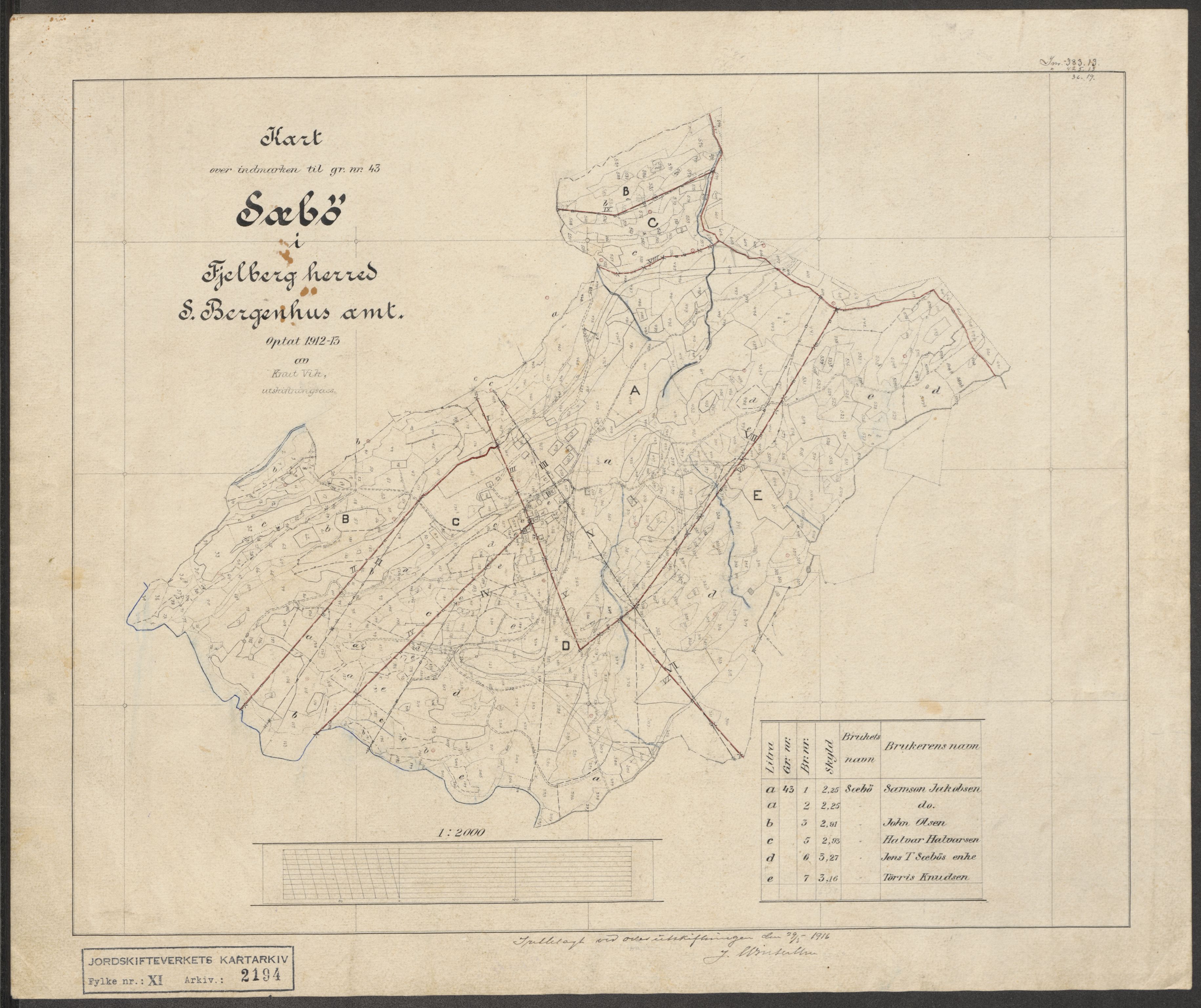 Jordskifteverkets kartarkiv, AV/RA-S-3929/T, 1859-1988, p. 2441