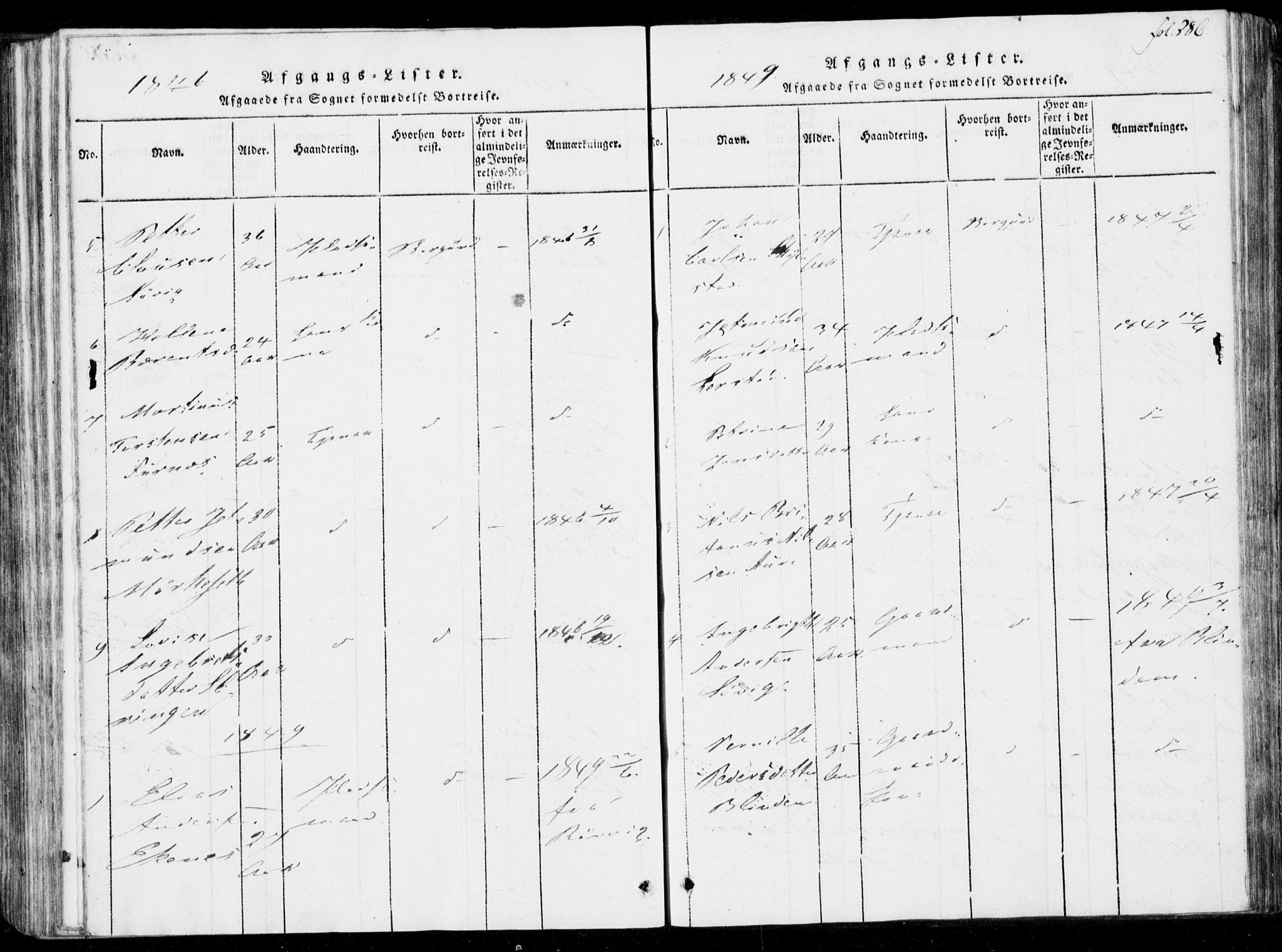 Ministerialprotokoller, klokkerbøker og fødselsregistre - Møre og Romsdal, AV/SAT-A-1454/537/L0517: Parish register (official) no. 537A01, 1818-1862, p. 286