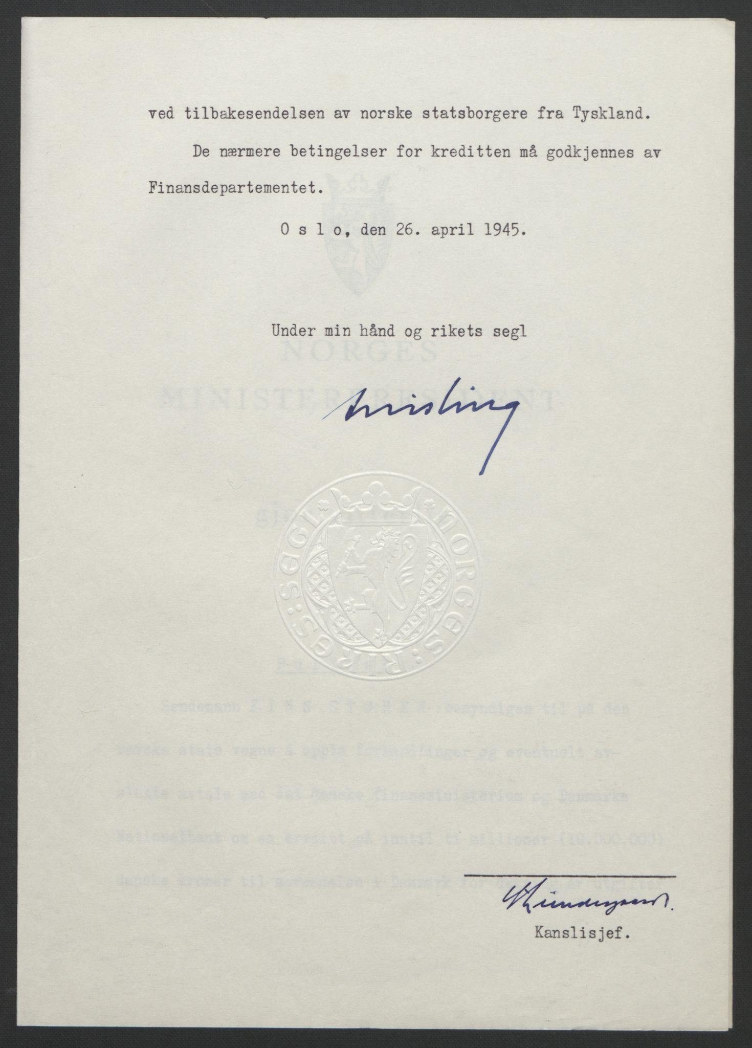 NS-administrasjonen 1940-1945 (Statsrådsekretariatet, de kommisariske statsråder mm), RA/S-4279/D/Db/L0111/0003: Saker fra krigsårene / Journal, 1940-1945, p. 546