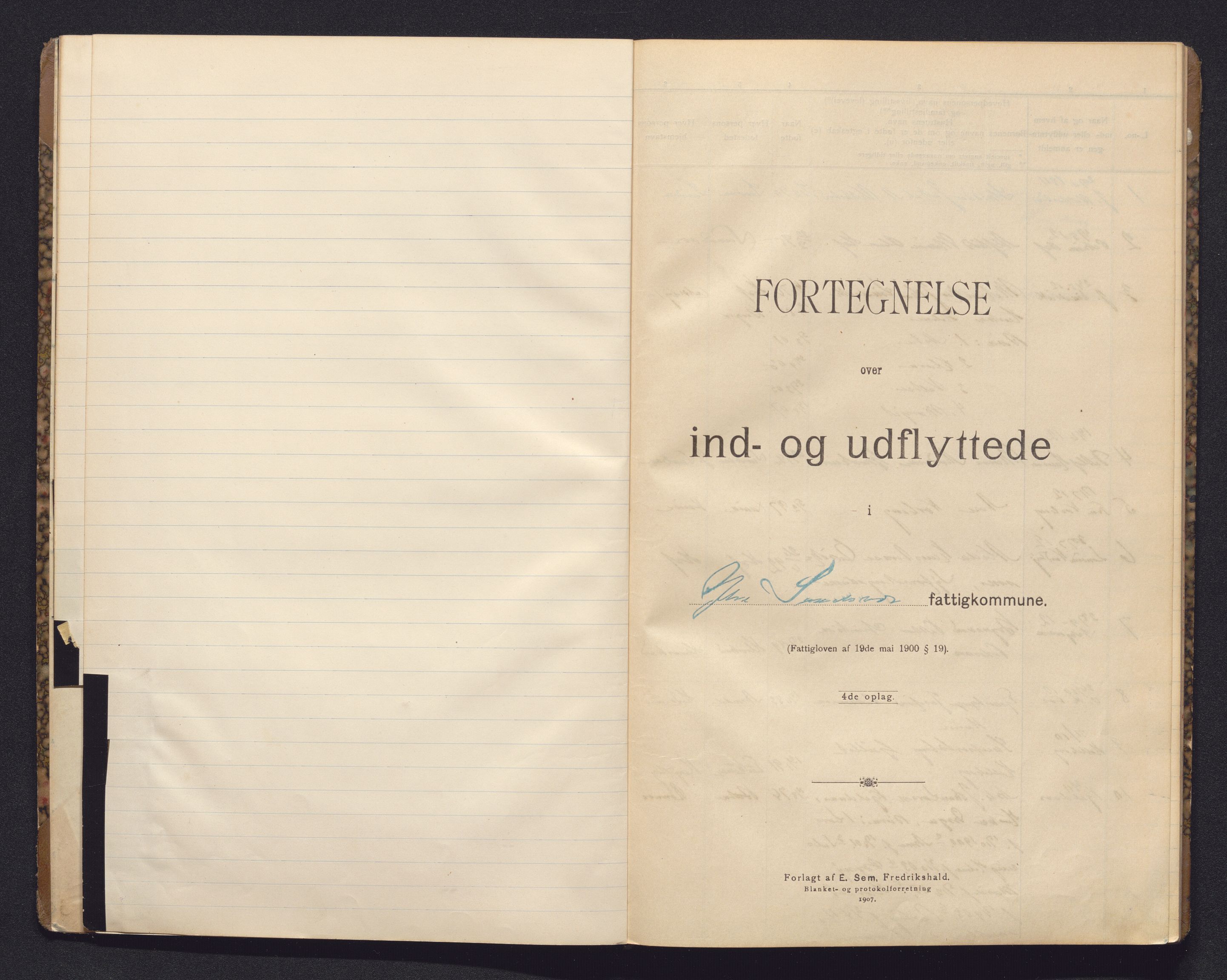 Ytre Sandsvær lensmannskontor, AV/SAKO-A-523/O/Ob/L0002: Inn- og utflyttede, 1911-1921