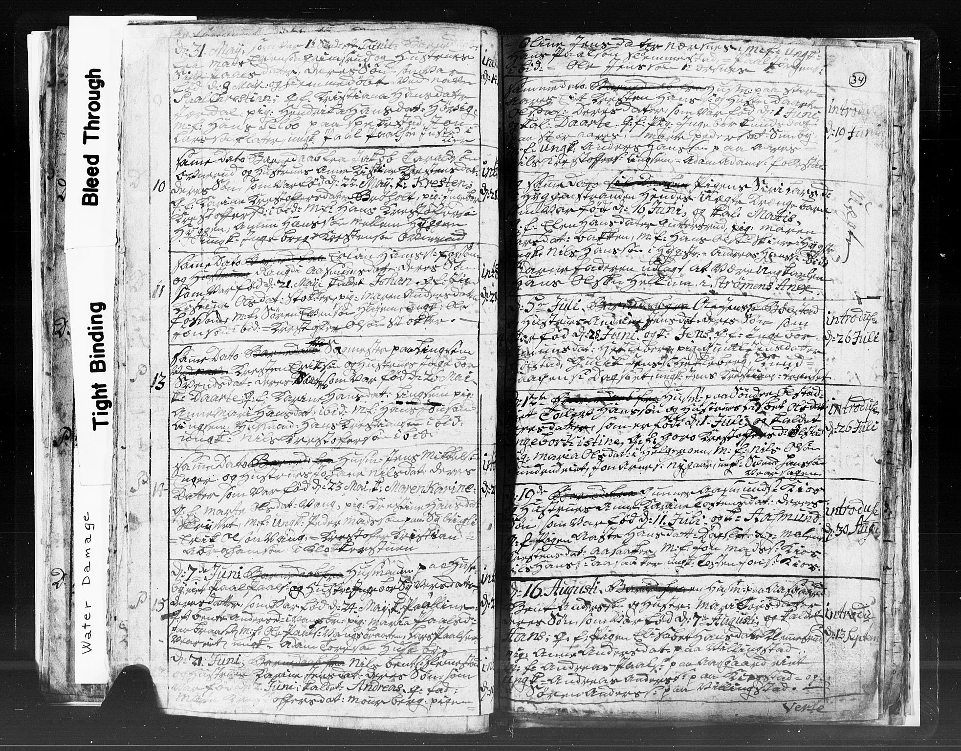 Røyken kirkebøker, AV/SAKO-A-241/G/Ga/L0002: Parish register (copy) no. 2, 1797-1810, p. 34