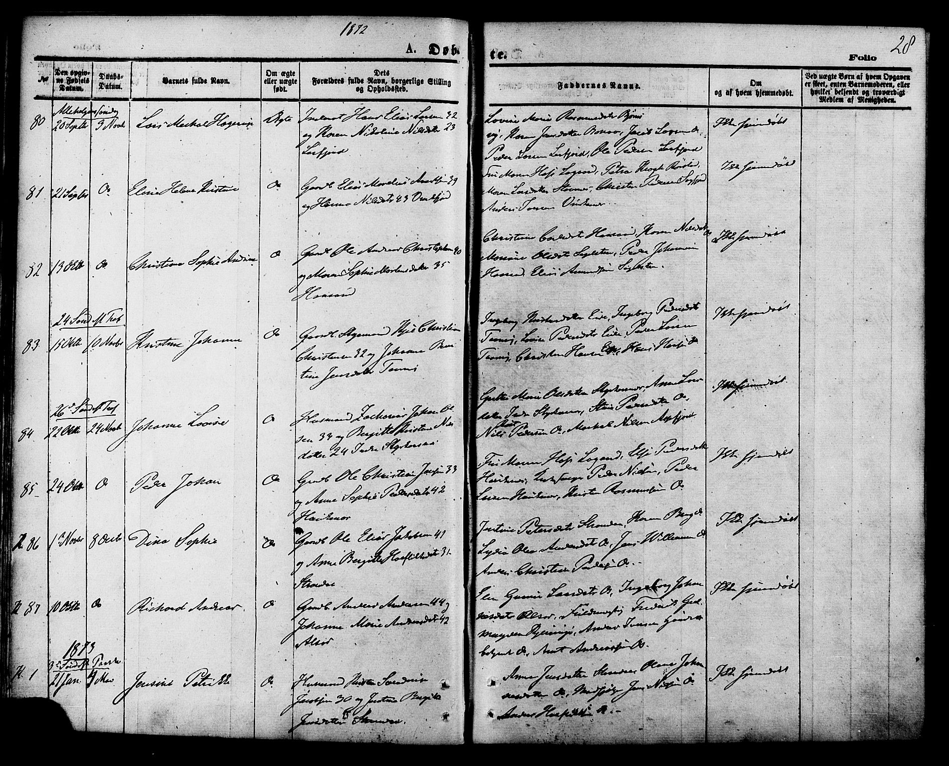 Ministerialprotokoller, klokkerbøker og fødselsregistre - Nordland, SAT/A-1459/853/L0771: Parish register (official) no. 853A10, 1870-1881, p. 28