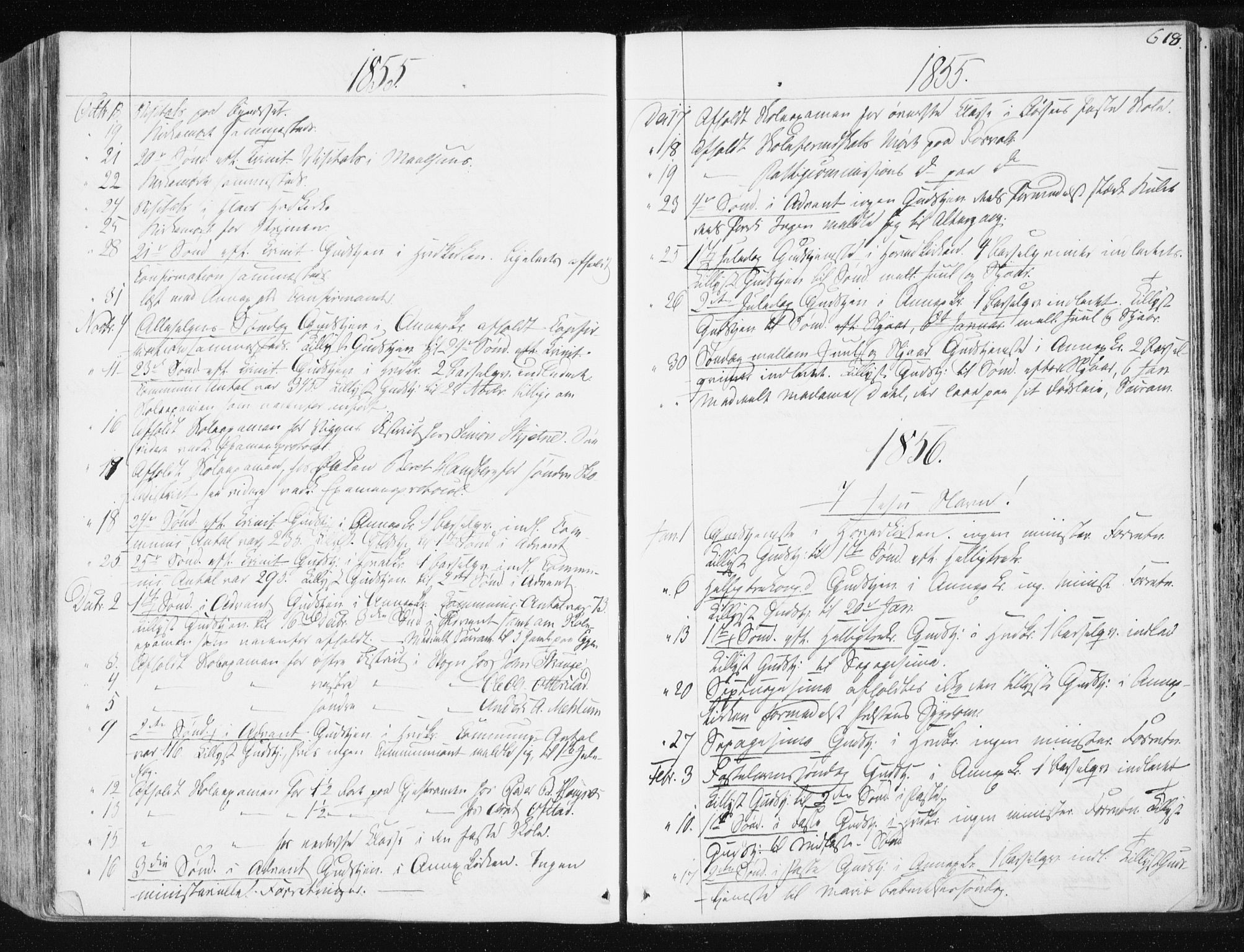 Ministerialprotokoller, klokkerbøker og fødselsregistre - Sør-Trøndelag, SAT/A-1456/665/L0771: Parish register (official) no. 665A06, 1830-1856, p. 618