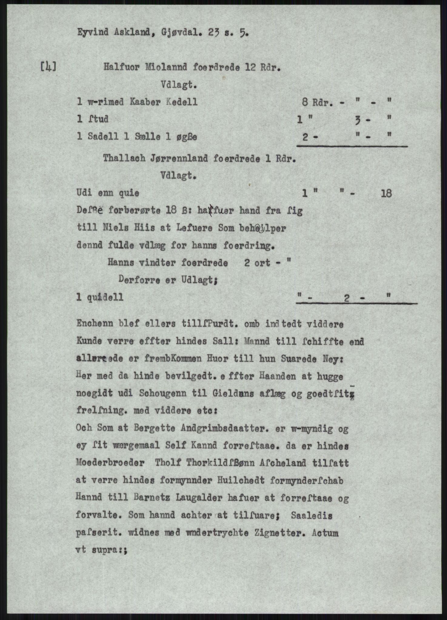 Samlinger til kildeutgivelse, Diplomavskriftsamlingen, AV/RA-EA-4053/H/Ha, p. 282