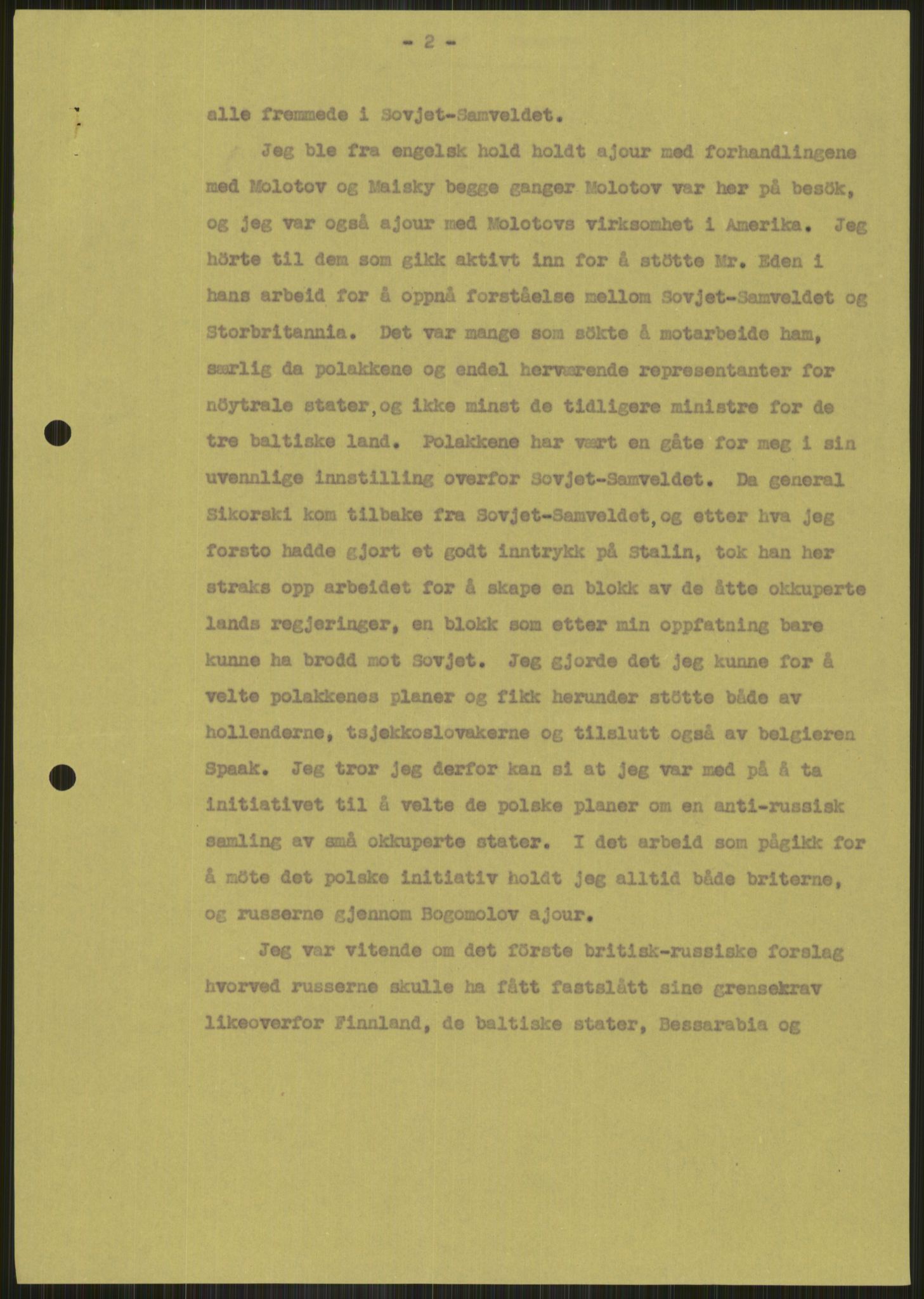 Lie, Trygve, AV/RA-PA-1407/D/L0005: Blandet korrespondanse., 1941-1945, p. 441