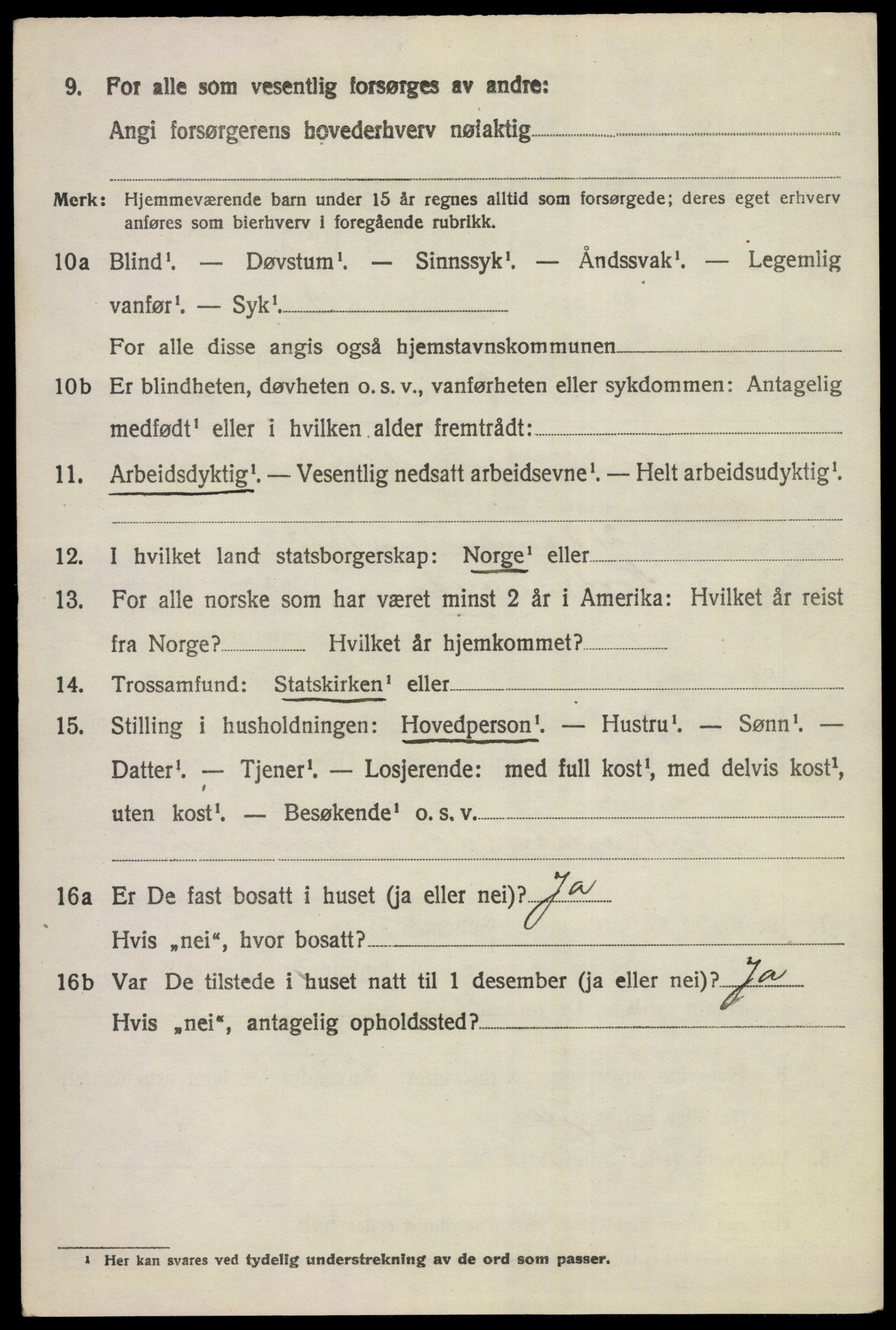 SAKO, 1920 census for Ådal, 1920, p. 5967