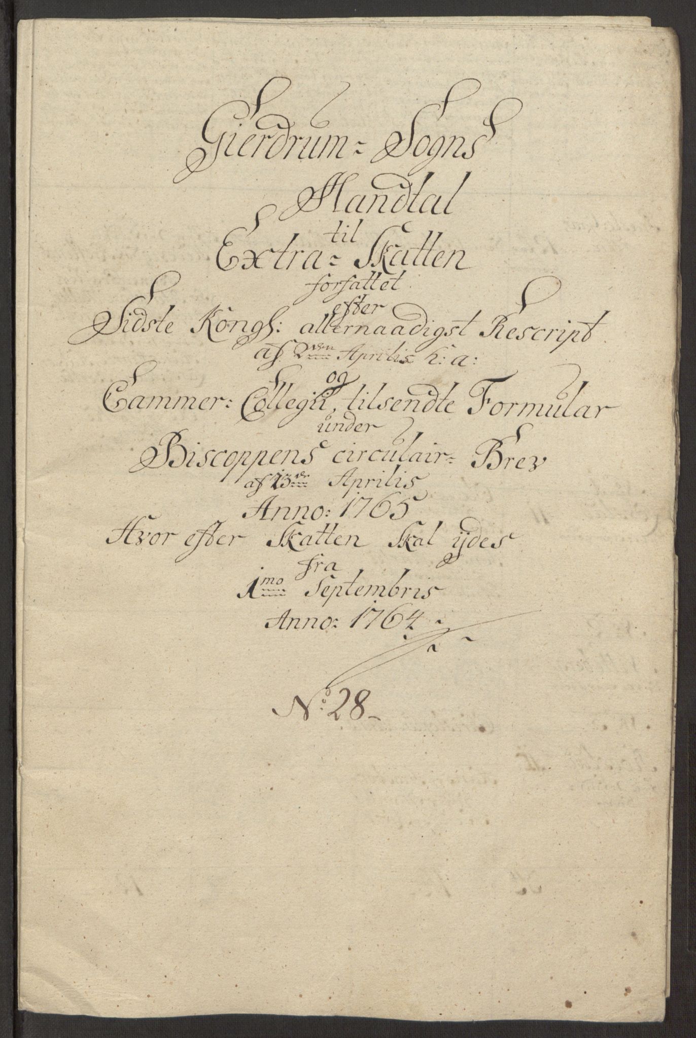 Rentekammeret inntil 1814, Reviderte regnskaper, Fogderegnskap, AV/RA-EA-4092/R12/L0803: Ekstraskatten Øvre Romerike, 1763-1764, p. 507