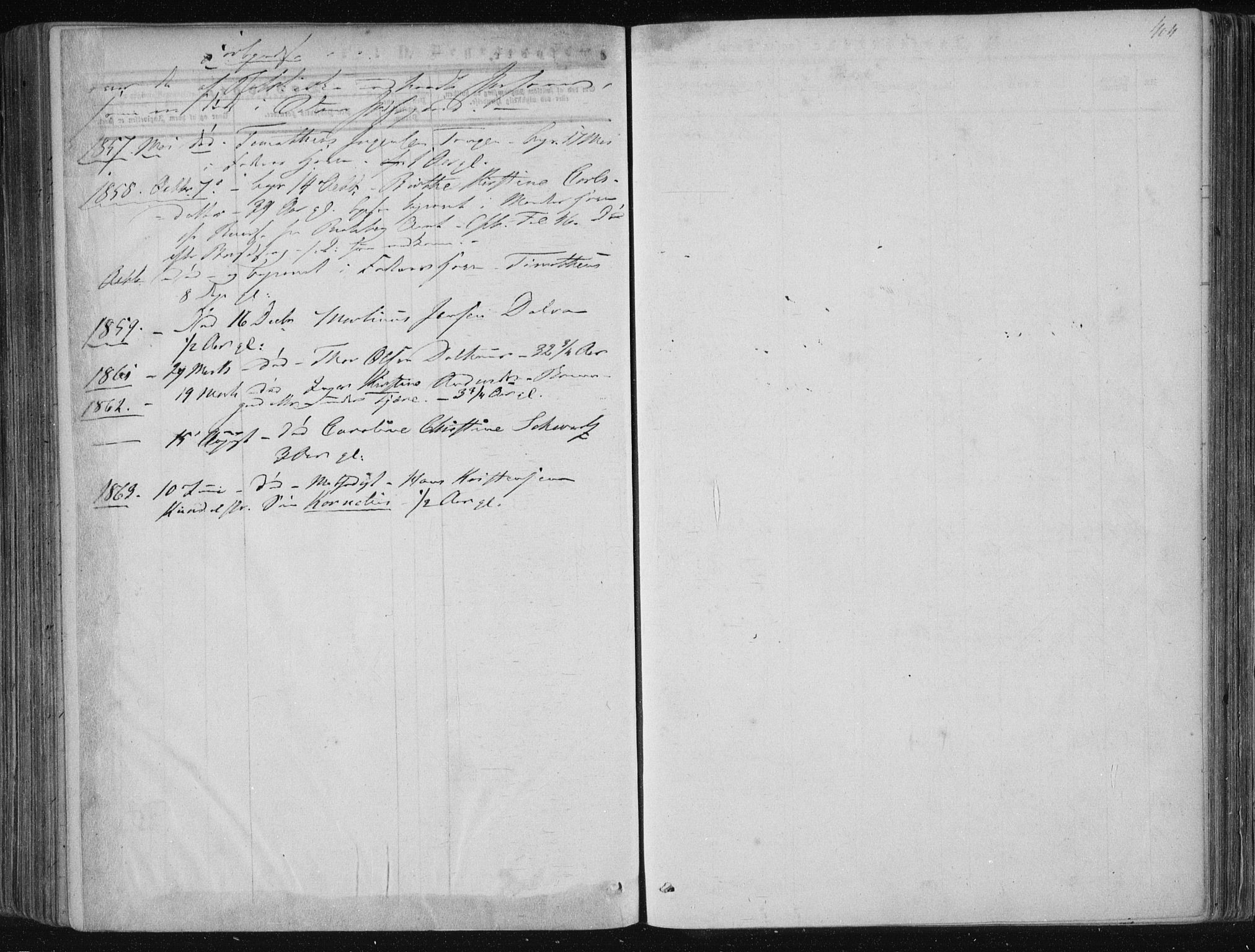Solum kirkebøker, SAKO/A-306/F/Fa/L0007: Parish register (official) no. I 7, 1856-1864, p. 404
