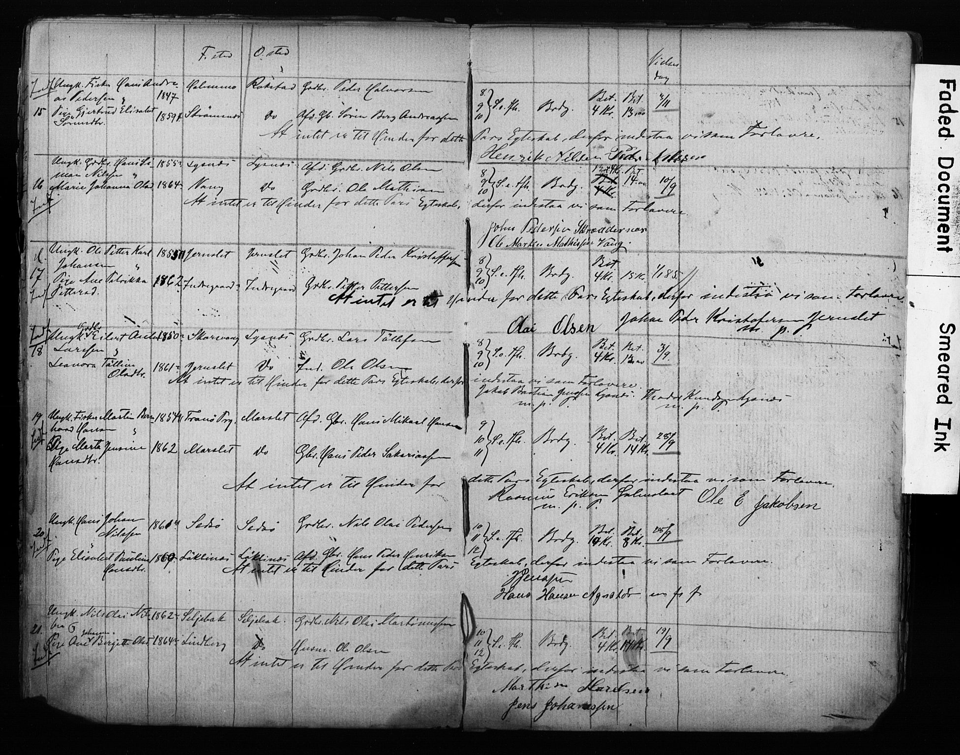 Lenvik sokneprestembete, AV/SATØ-S-1310/I/Ie/L0095: Banns register no. 95, 1868-1890