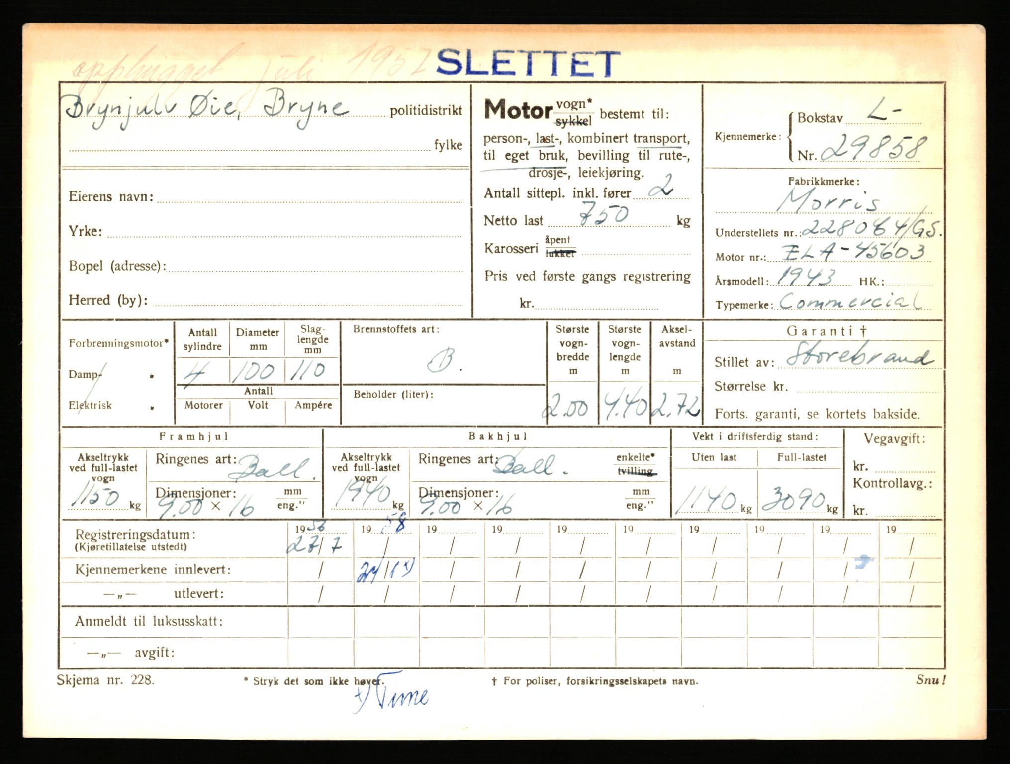 Stavanger trafikkstasjon, AV/SAST-A-101942/0/F/L0048: L-29100 - L-29899, 1930-1971, p. 2035