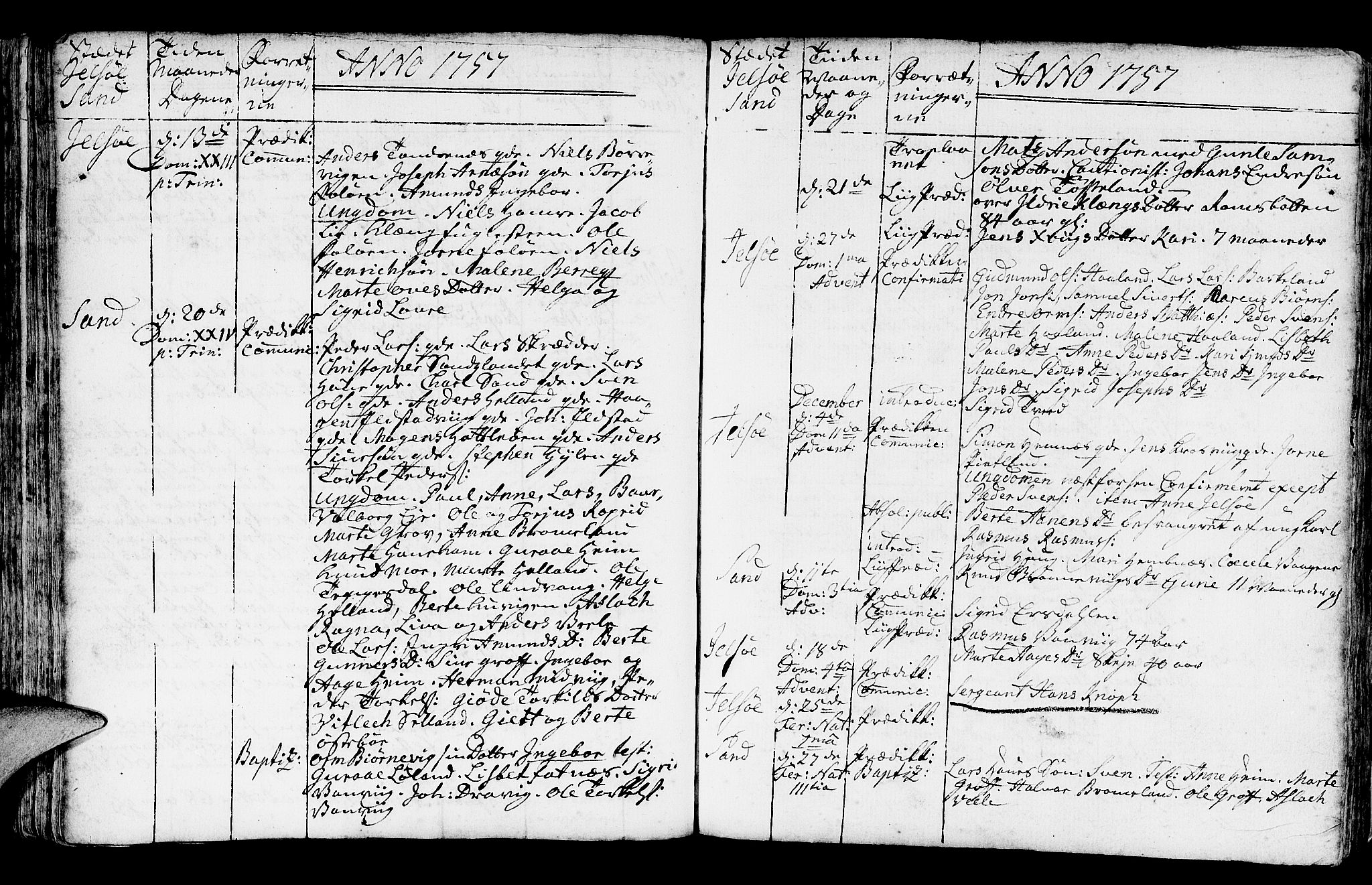 Jelsa sokneprestkontor, AV/SAST-A-101842/01/IV: Parish register (official) no. A 2, 1753-1767