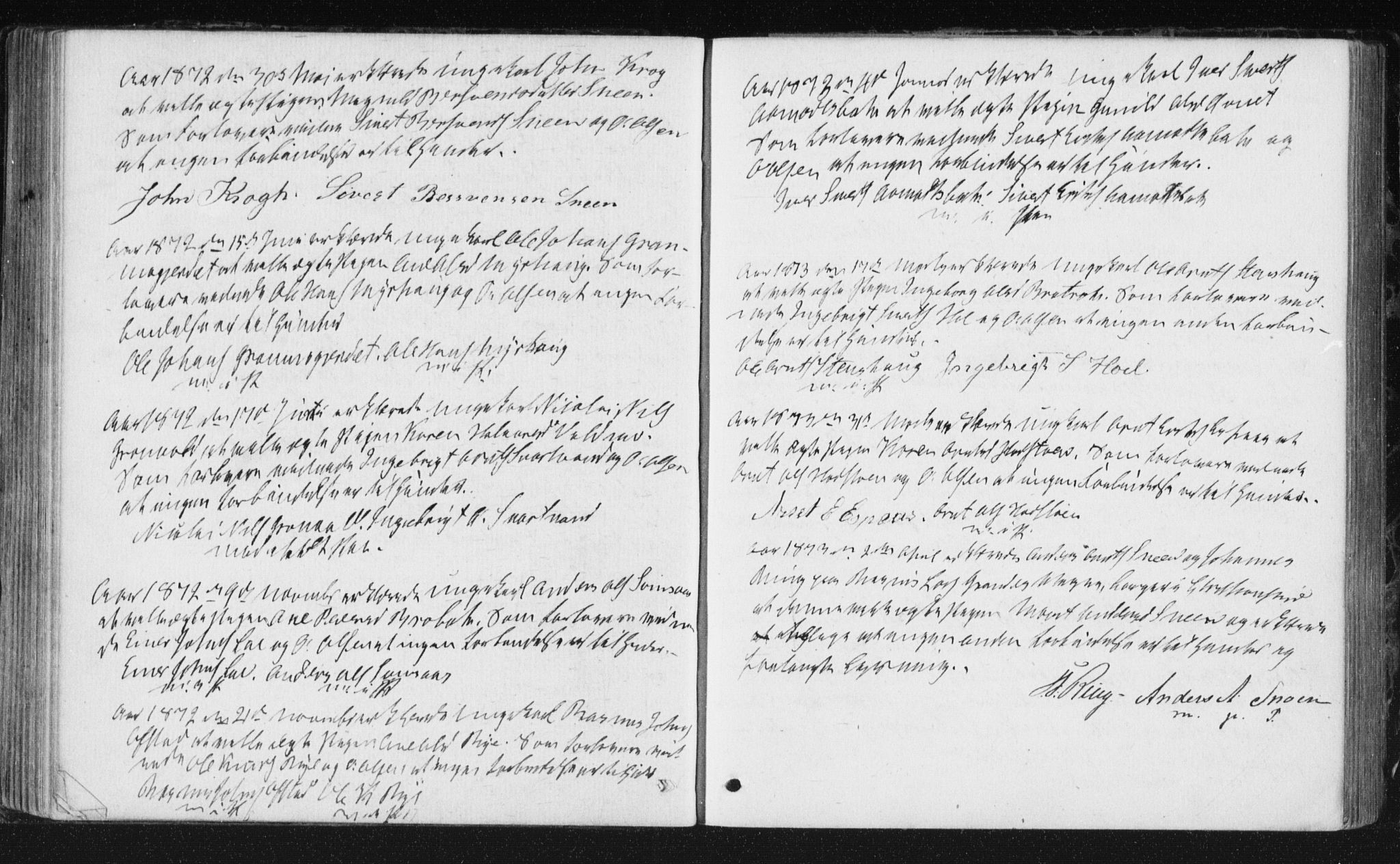 Ministerialprotokoller, klokkerbøker og fødselsregistre - Sør-Trøndelag, AV/SAT-A-1456/672/L0859: Parish register (official) no. 672A11, 1852-1900