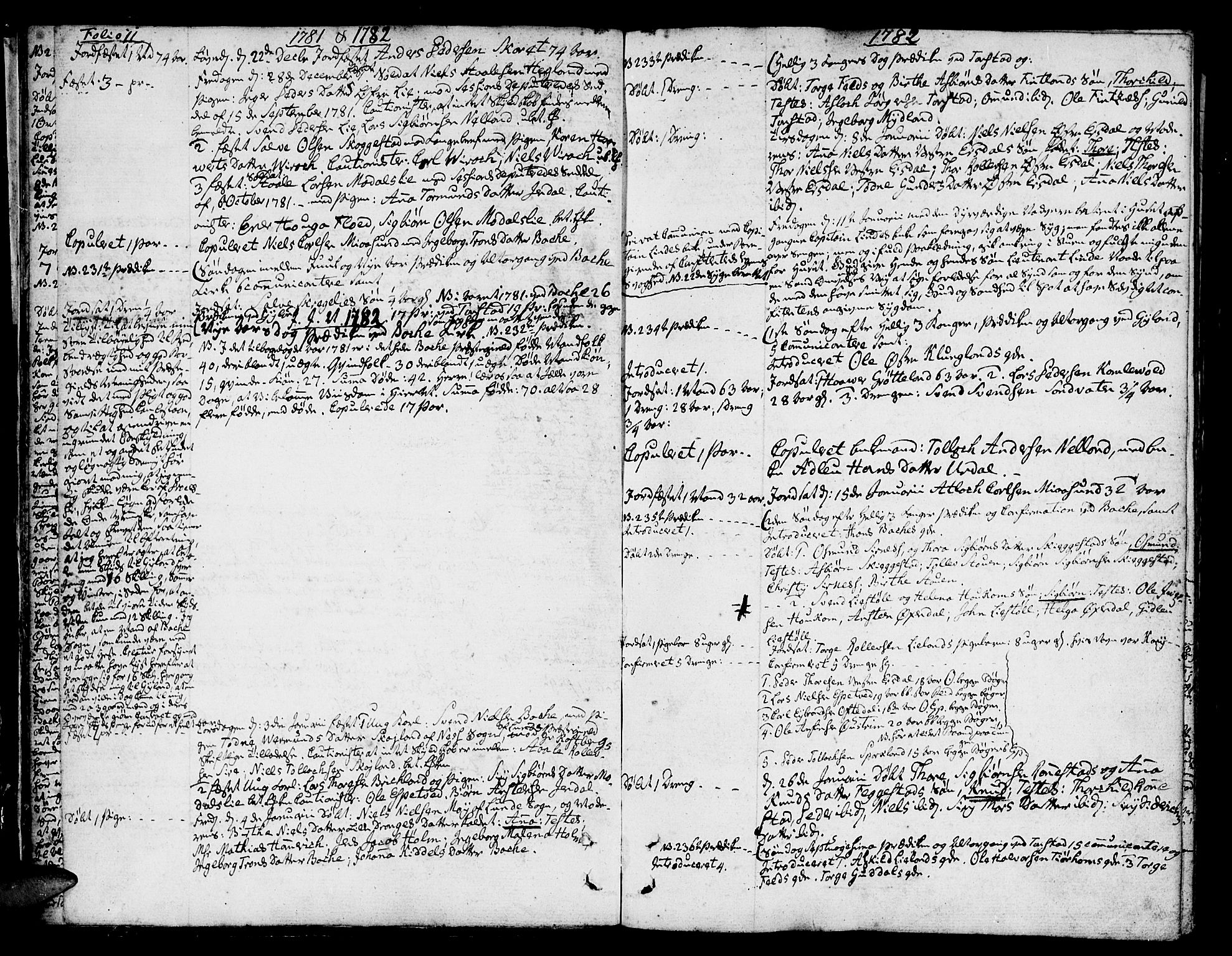 Bakke sokneprestkontor, AV/SAK-1111-0002/F/Fa/Faa/L0002: Parish register (official) no. A 2, 1780-1816, p. 12
