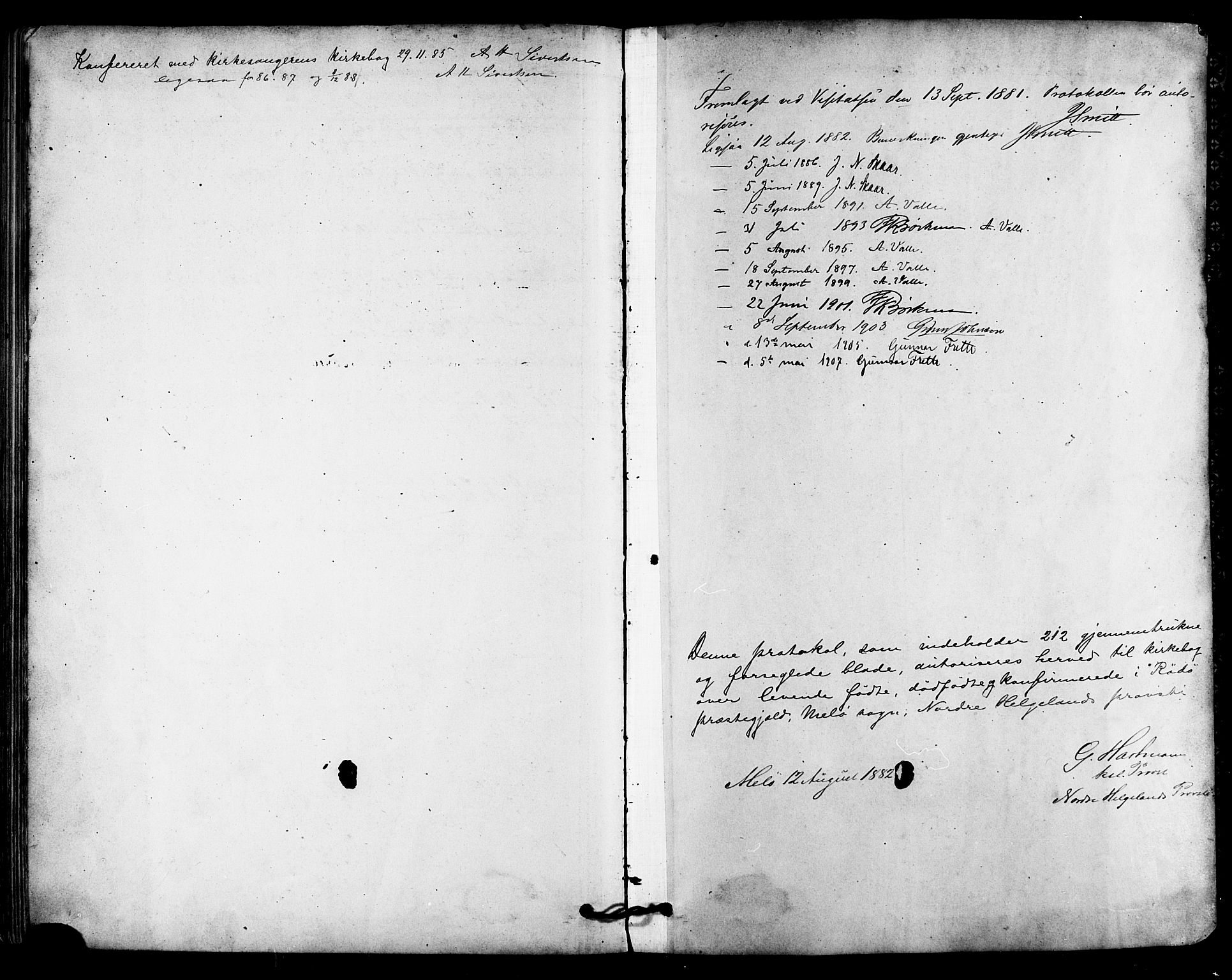 Ministerialprotokoller, klokkerbøker og fødselsregistre - Nordland, AV/SAT-A-1459/843/L0626: Parish register (official) no. 843A01, 1878-1907