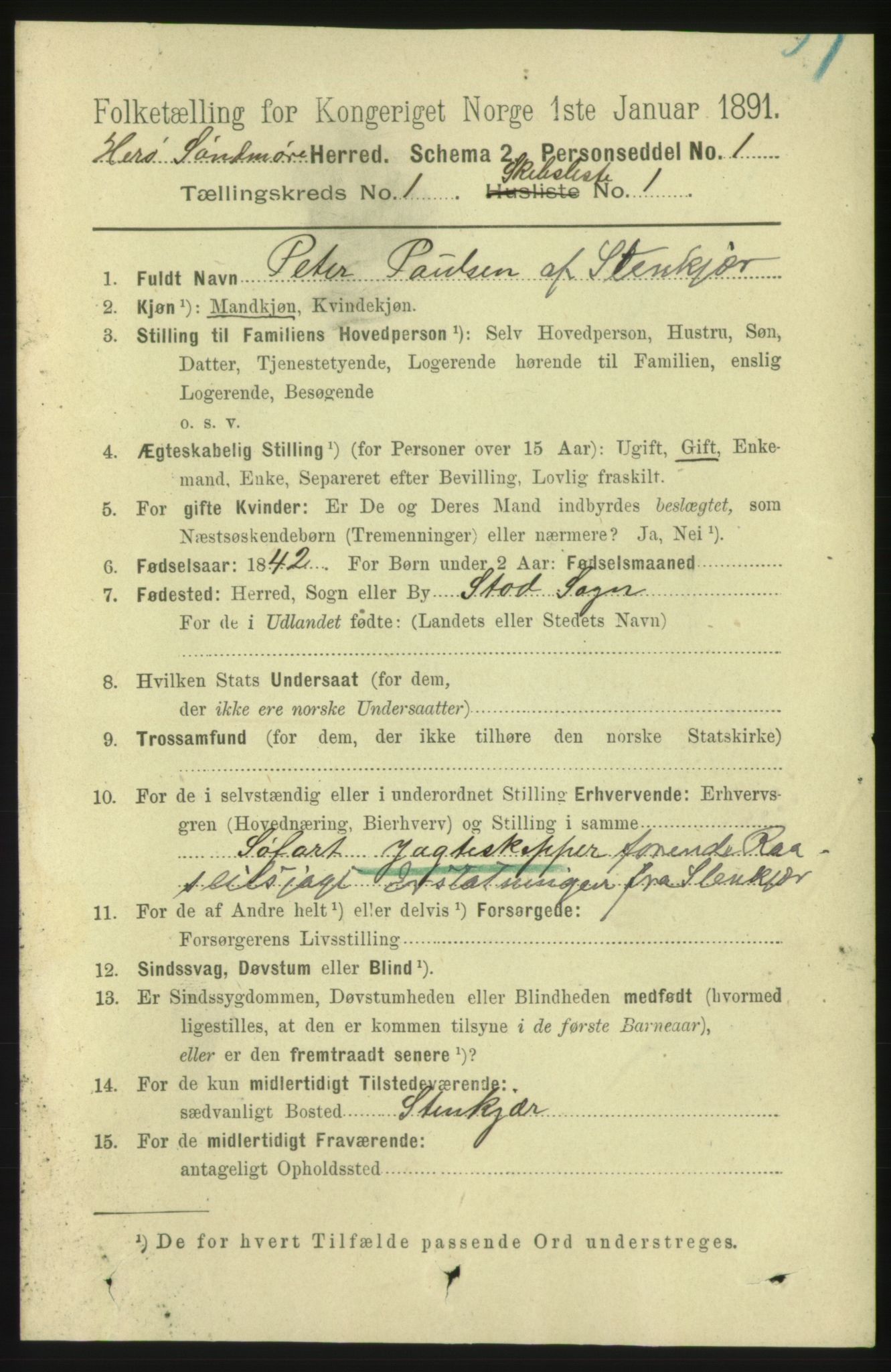 RA, 1891 census for 1515 Herøy, 1891, p. 3874