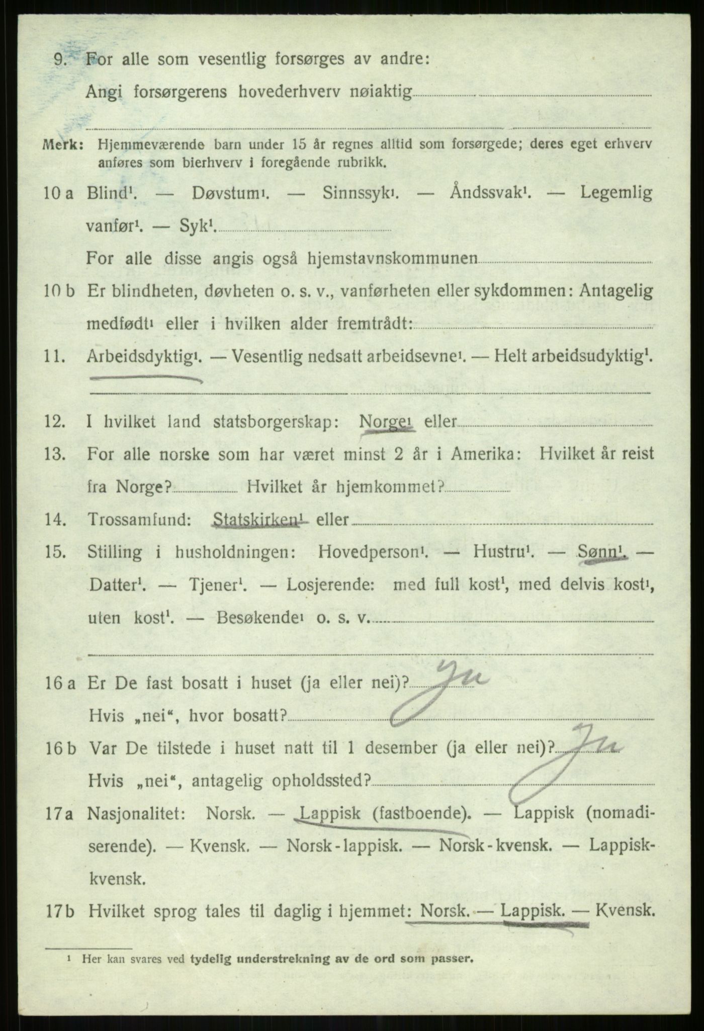 SATØ, 1920 census for Lenvik, 1920, p. 11871