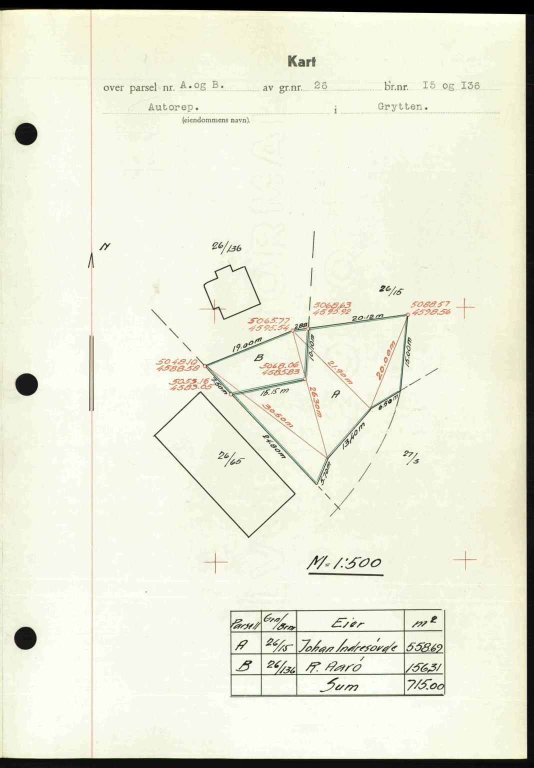 Romsdal sorenskriveri, AV/SAT-A-4149/1/2/2C: Mortgage book no. A22, 1947-1947, Diary no: : 652/1947