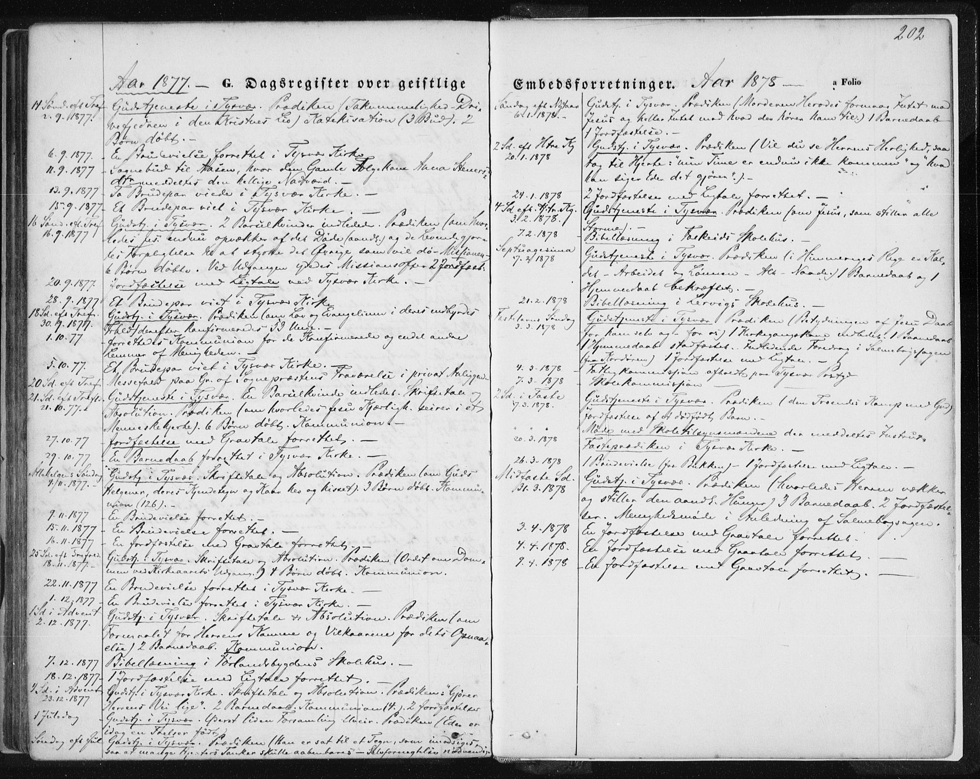 Tysvær sokneprestkontor, SAST/A -101864/H/Ha/Haa/L0005: Parish register (official) no. A 5, 1865-1878, p. 202