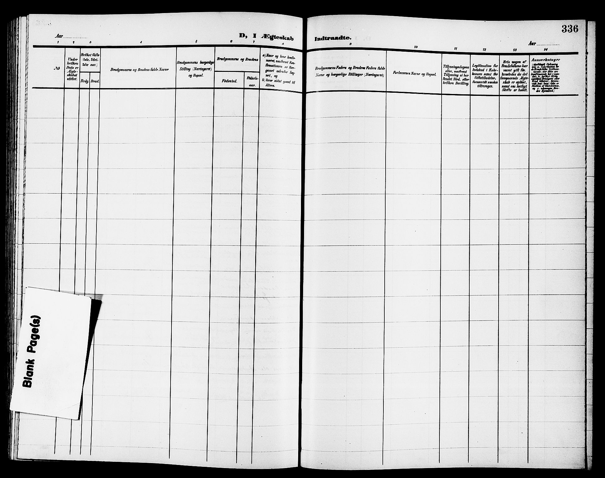 Tønsberg kirkebøker, AV/SAKO-A-330/G/Ga/L0008: Parish register (copy) no. 8, 1905-1912, p. 336