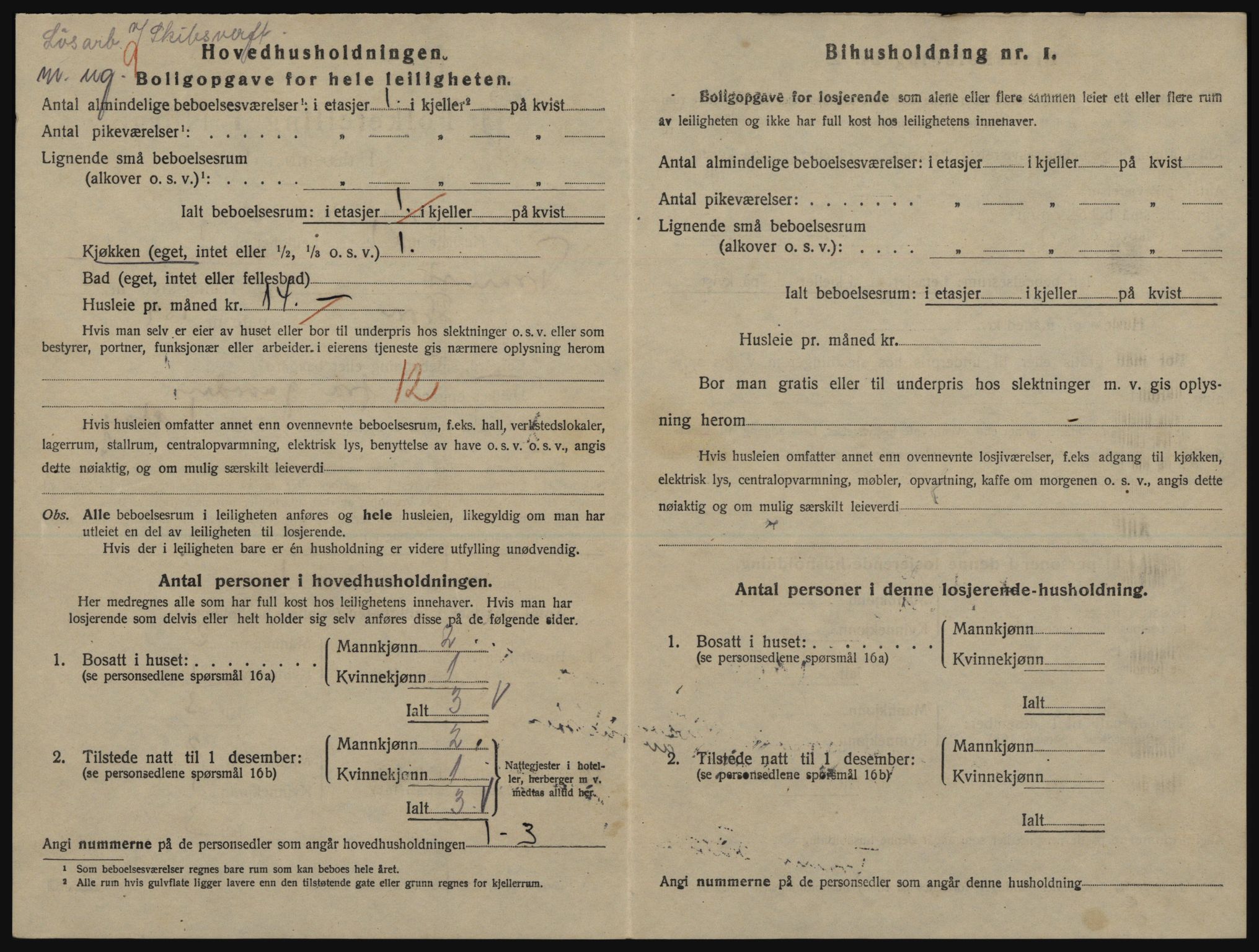 SATØ, 1920 census for Tromsø, 1920, p. 3930