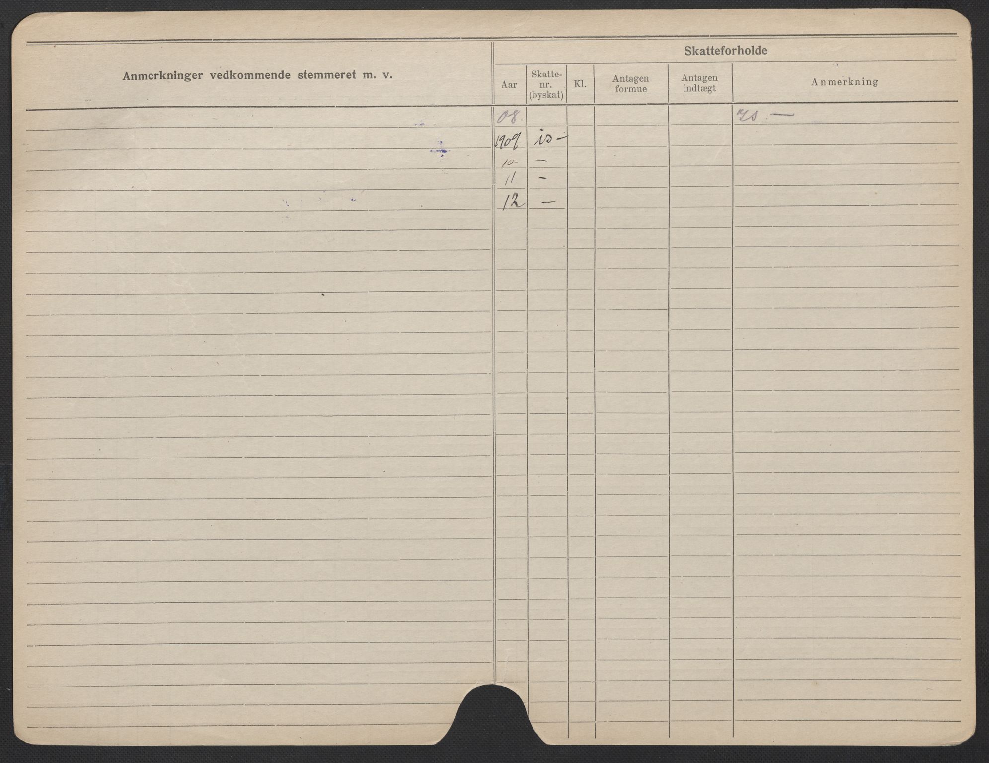 Oslo folkeregister, Registerkort, AV/SAO-A-11715/F/Fa/Fac/L0025: Kvinner, 1906-1914, p. 232b