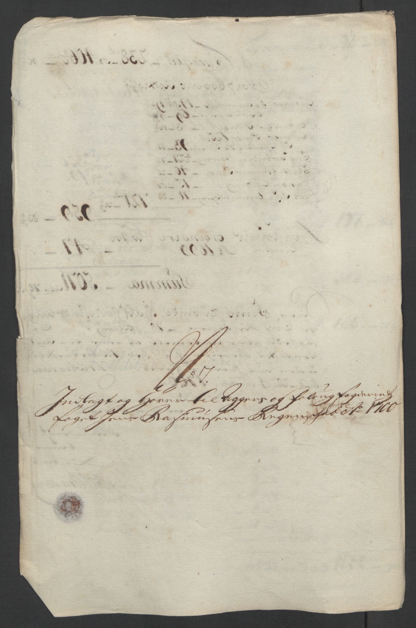 Rentekammeret inntil 1814, Reviderte regnskaper, Fogderegnskap, AV/RA-EA-4092/R10/L0443: Fogderegnskap Aker og Follo, 1700, p. 47