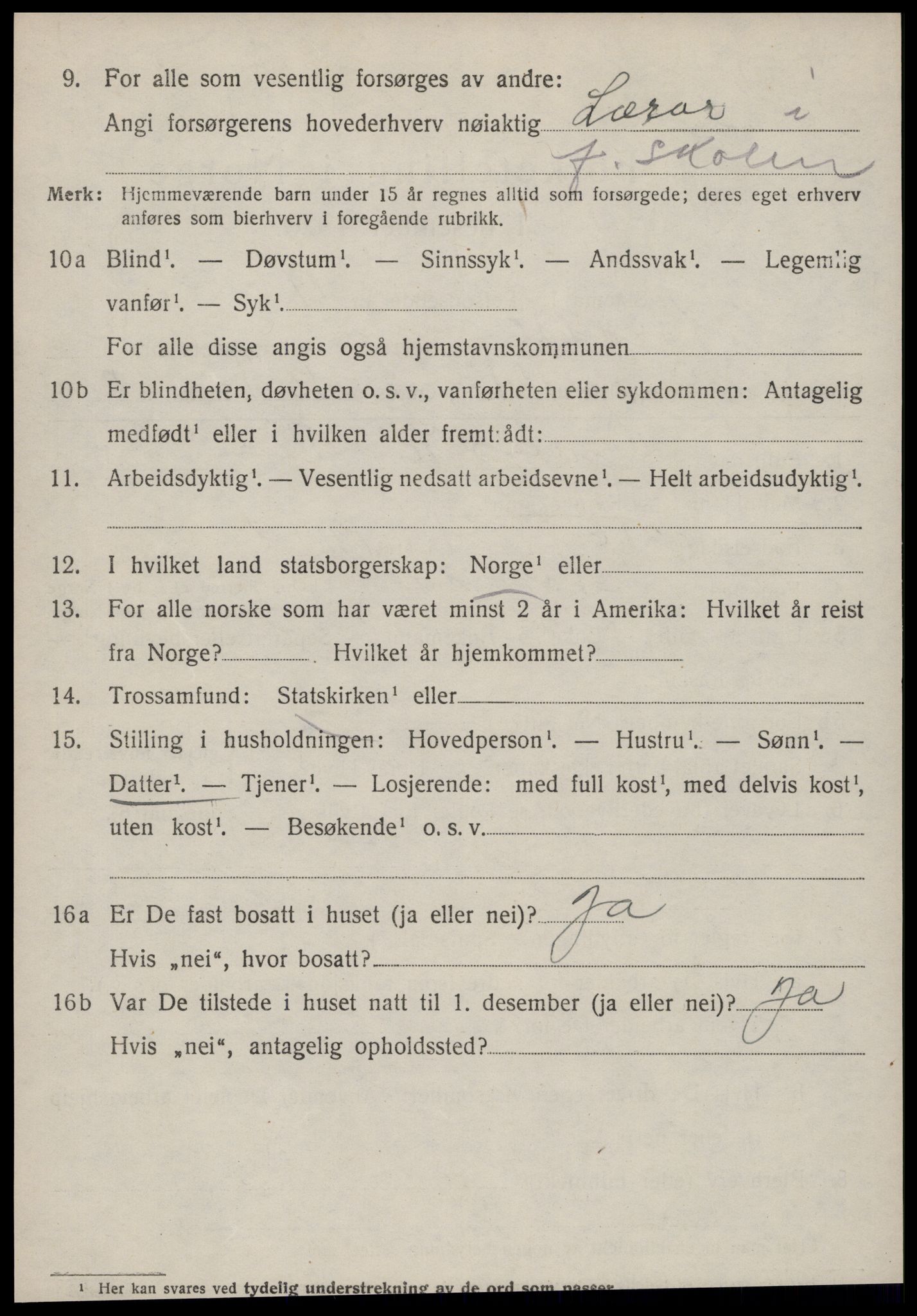 SAT, 1920 census for Norddal, 1920, p. 2770