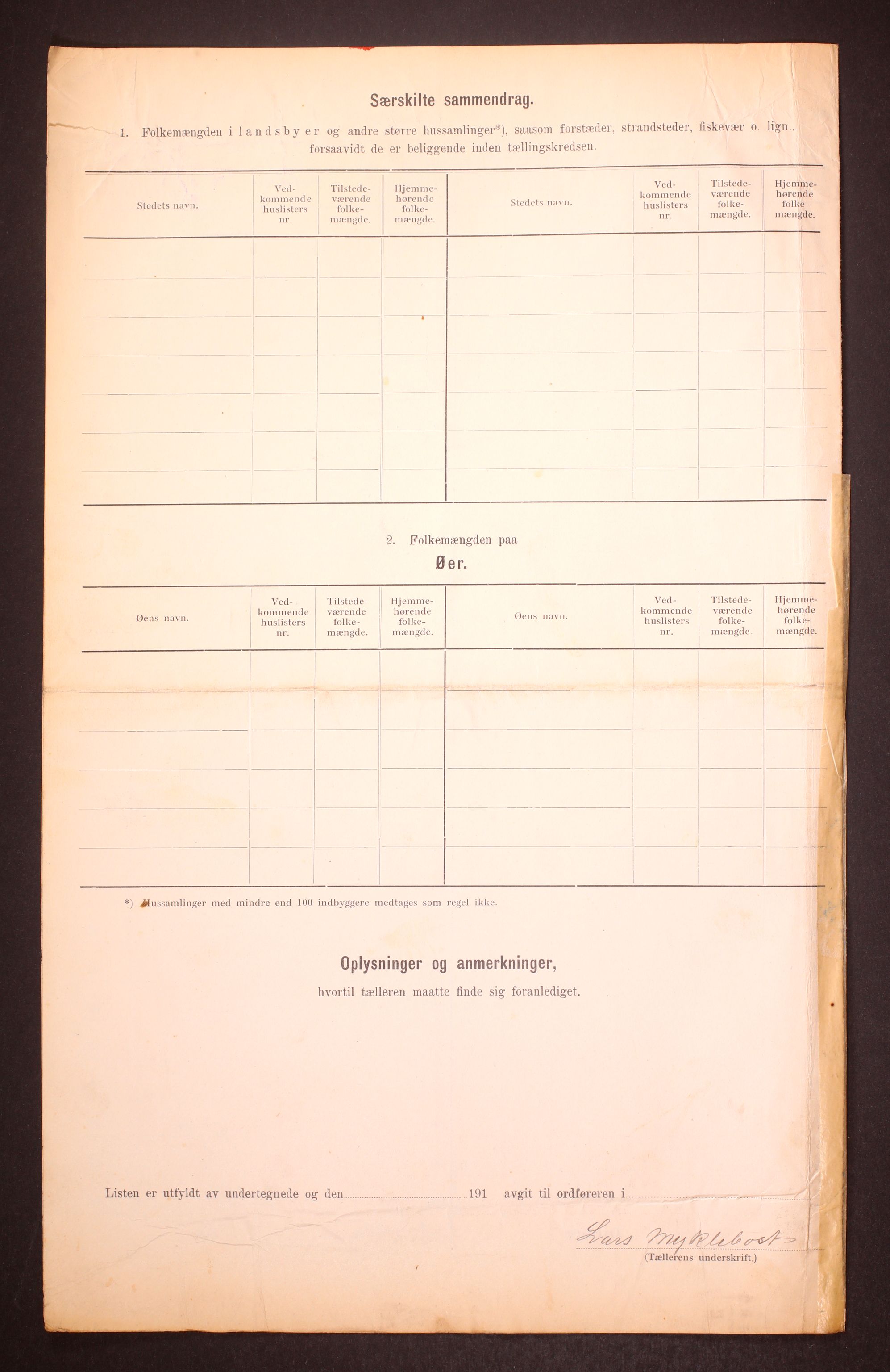 RA, 1910 census for Vanylven, 1910, p. 6