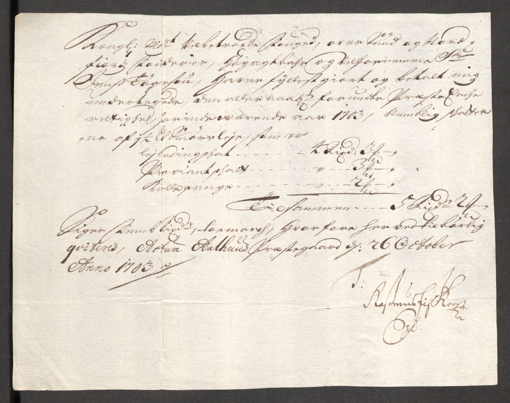 Rentekammeret inntil 1814, Reviderte regnskaper, Fogderegnskap, AV/RA-EA-4092/R53/L3427: Fogderegnskap Sunn- og Nordfjord, 1703, p. 259