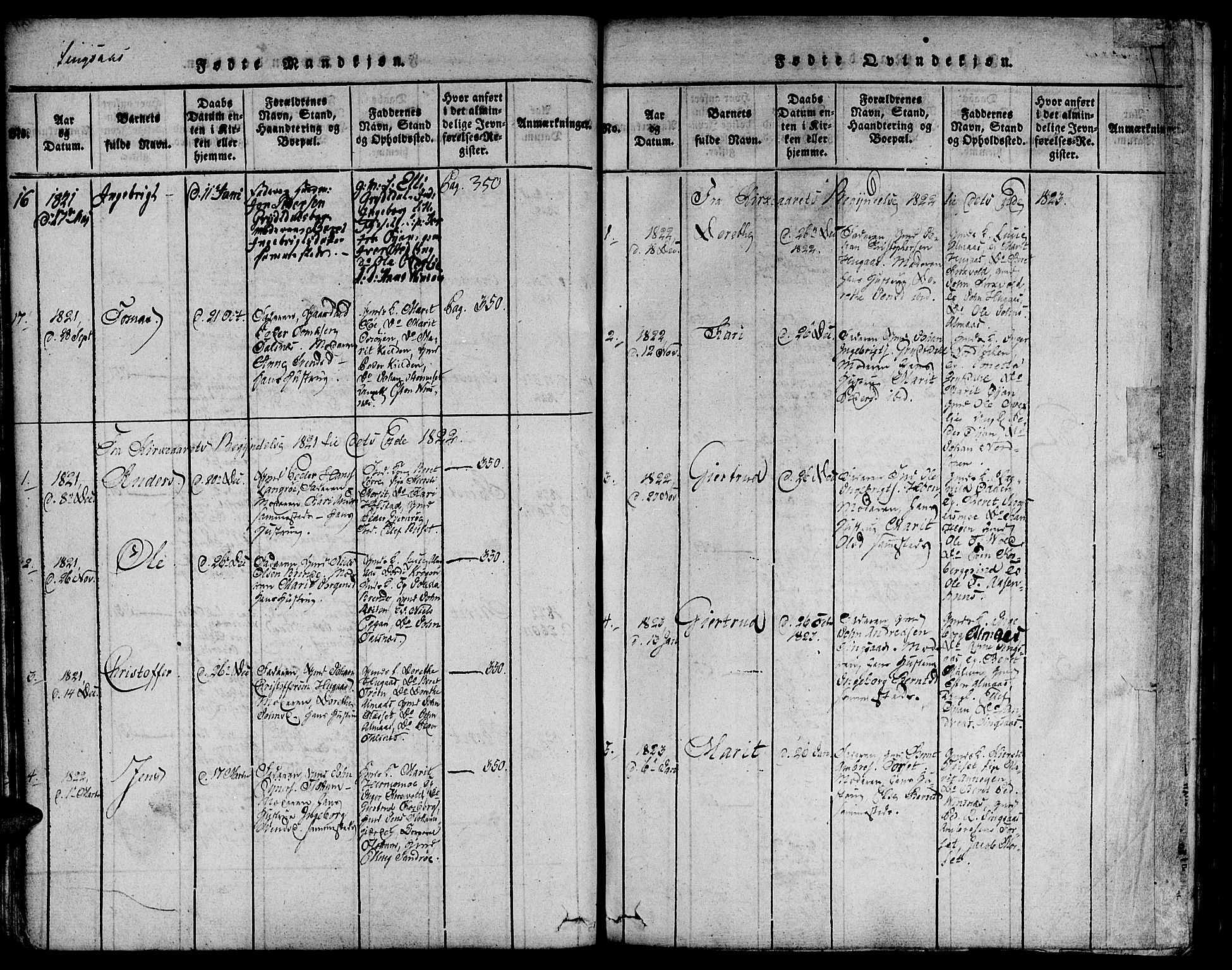Ministerialprotokoller, klokkerbøker og fødselsregistre - Sør-Trøndelag, SAT/A-1456/685/L0955: Parish register (official) no. 685A03 /2, 1817-1829, p. 35