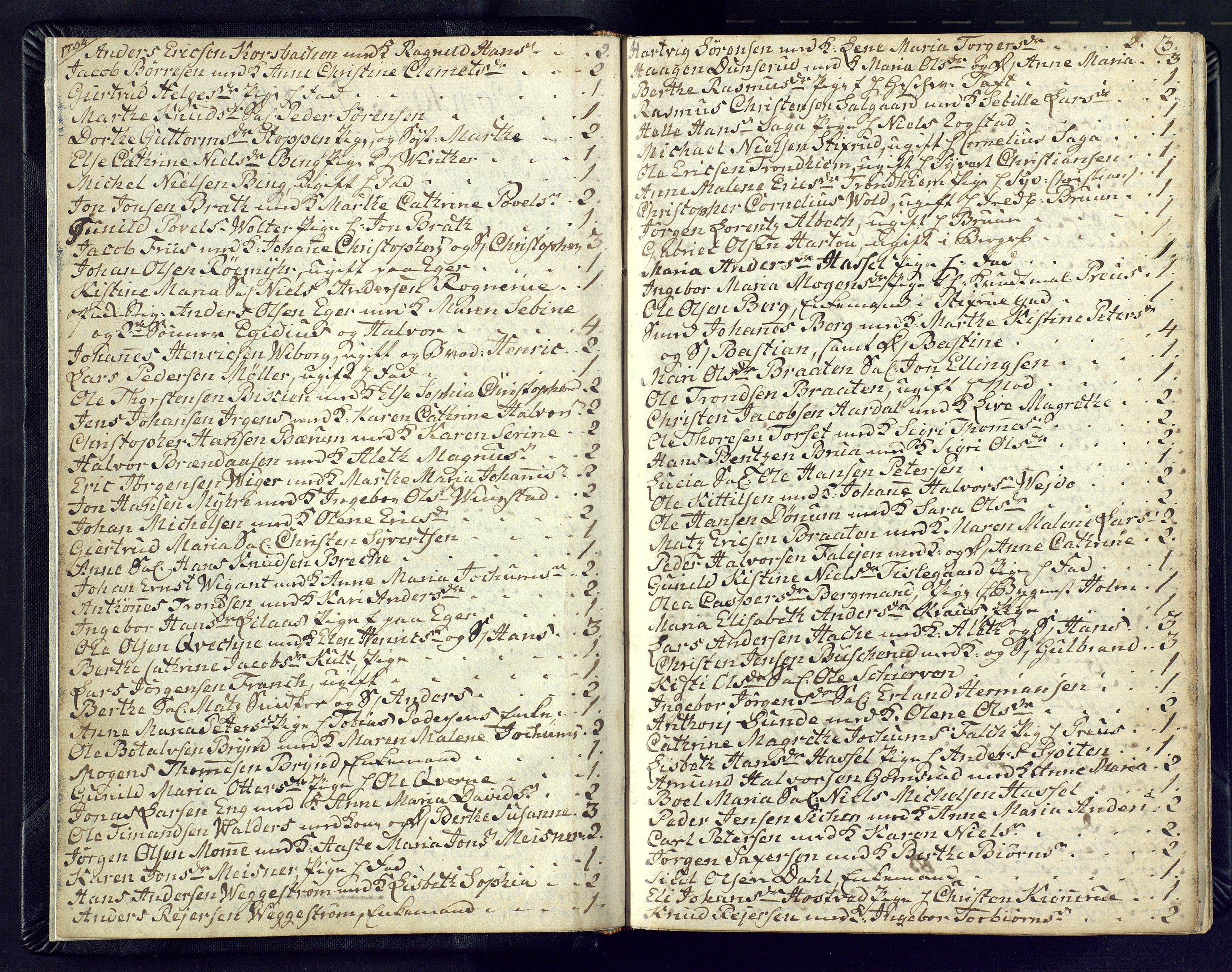 Kongsberg kirkebøker, SAKO/A-22/M/Ma/L0012: Communicants register no. 12, 1794-1800, p. 3