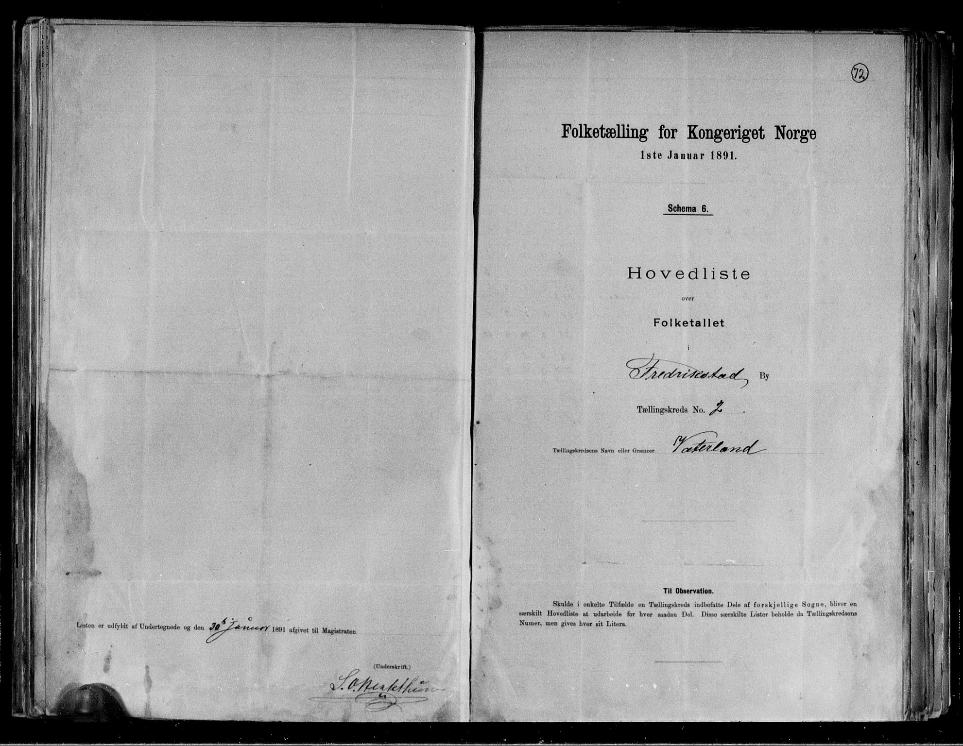 RA, 1891 census for 0103 Fredrikstad, 1891, p. 11