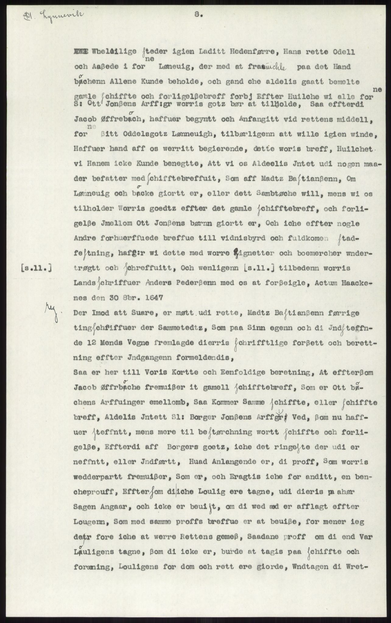 Samlinger til kildeutgivelse, Diplomavskriftsamlingen, AV/RA-EA-4053/H/Ha, p. 1739