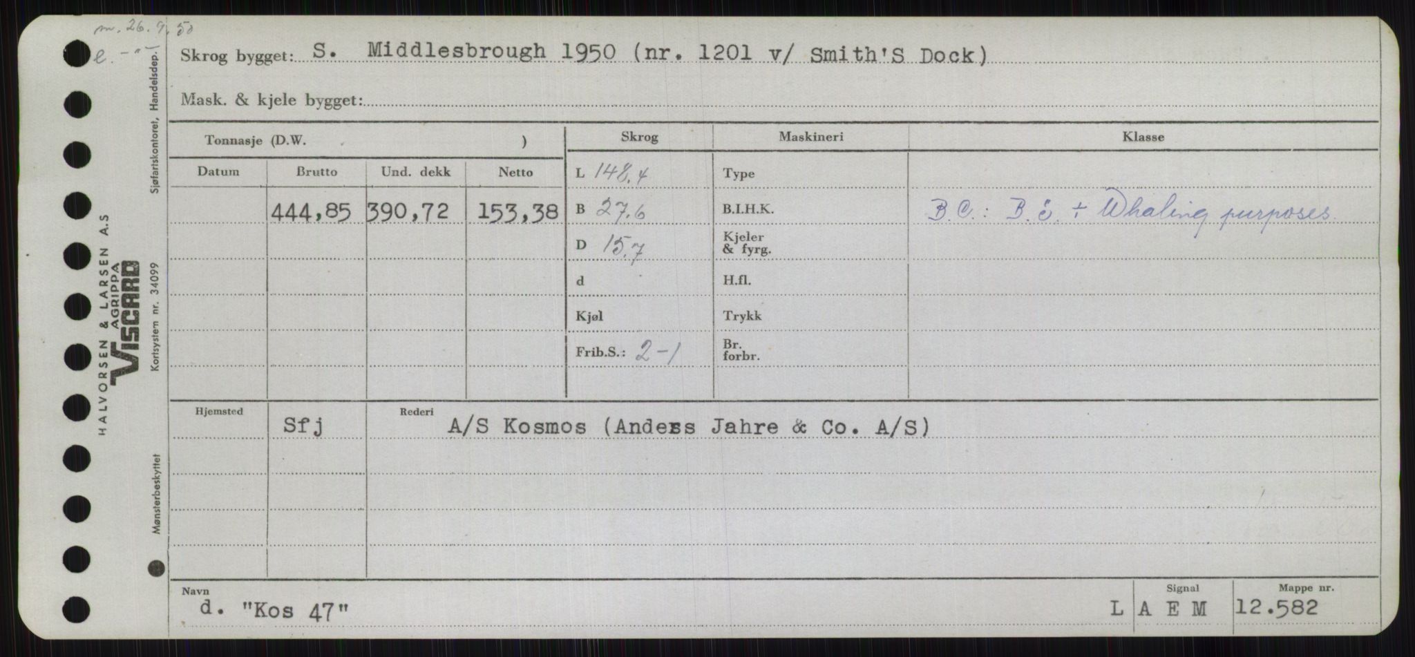 Sjøfartsdirektoratet med forløpere, Skipsmålingen, RA/S-1627/H/Hb/L0003: Fartøy, I-N, p. 187