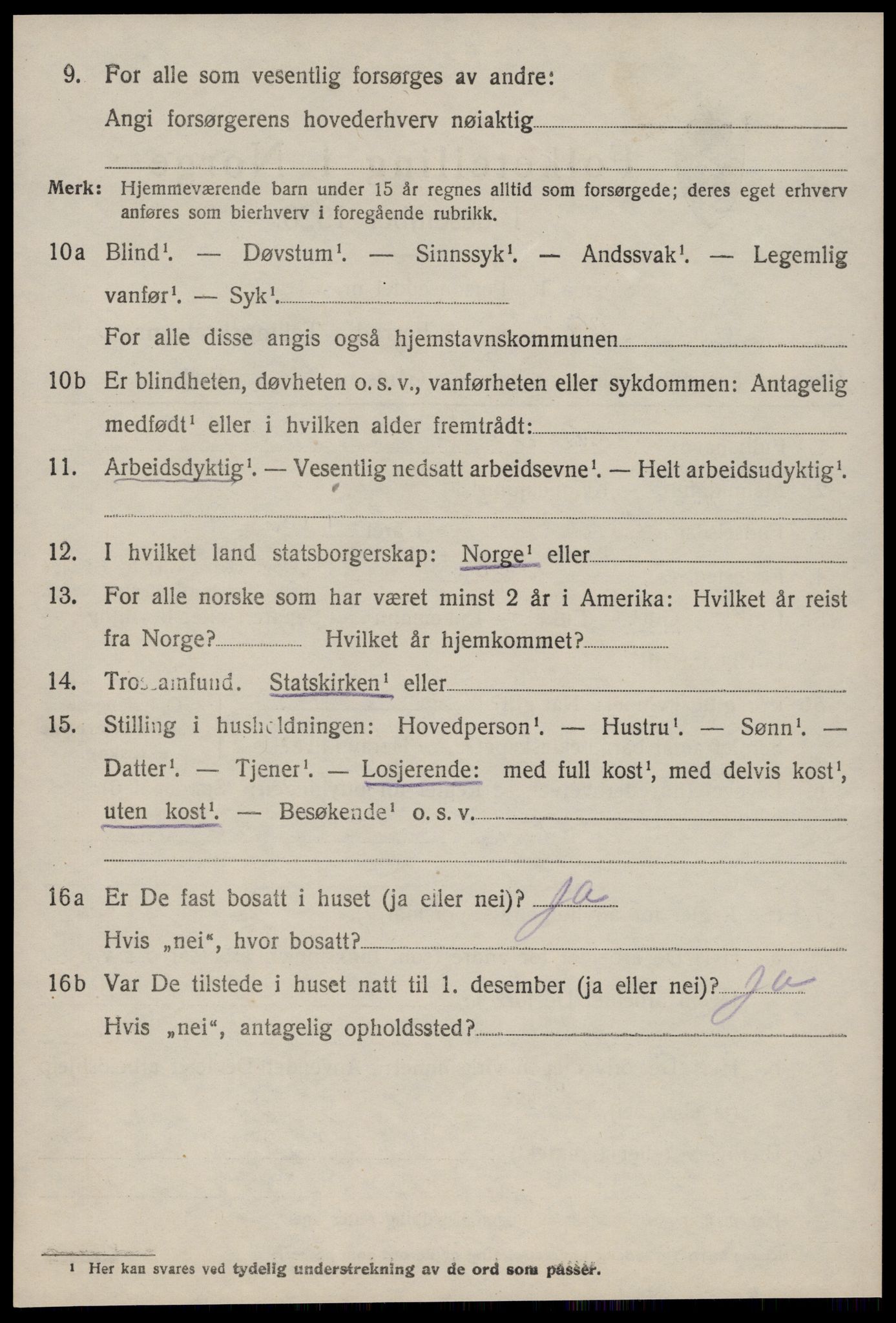 SAT, 1920 census for Aukra, 1920, p. 3282