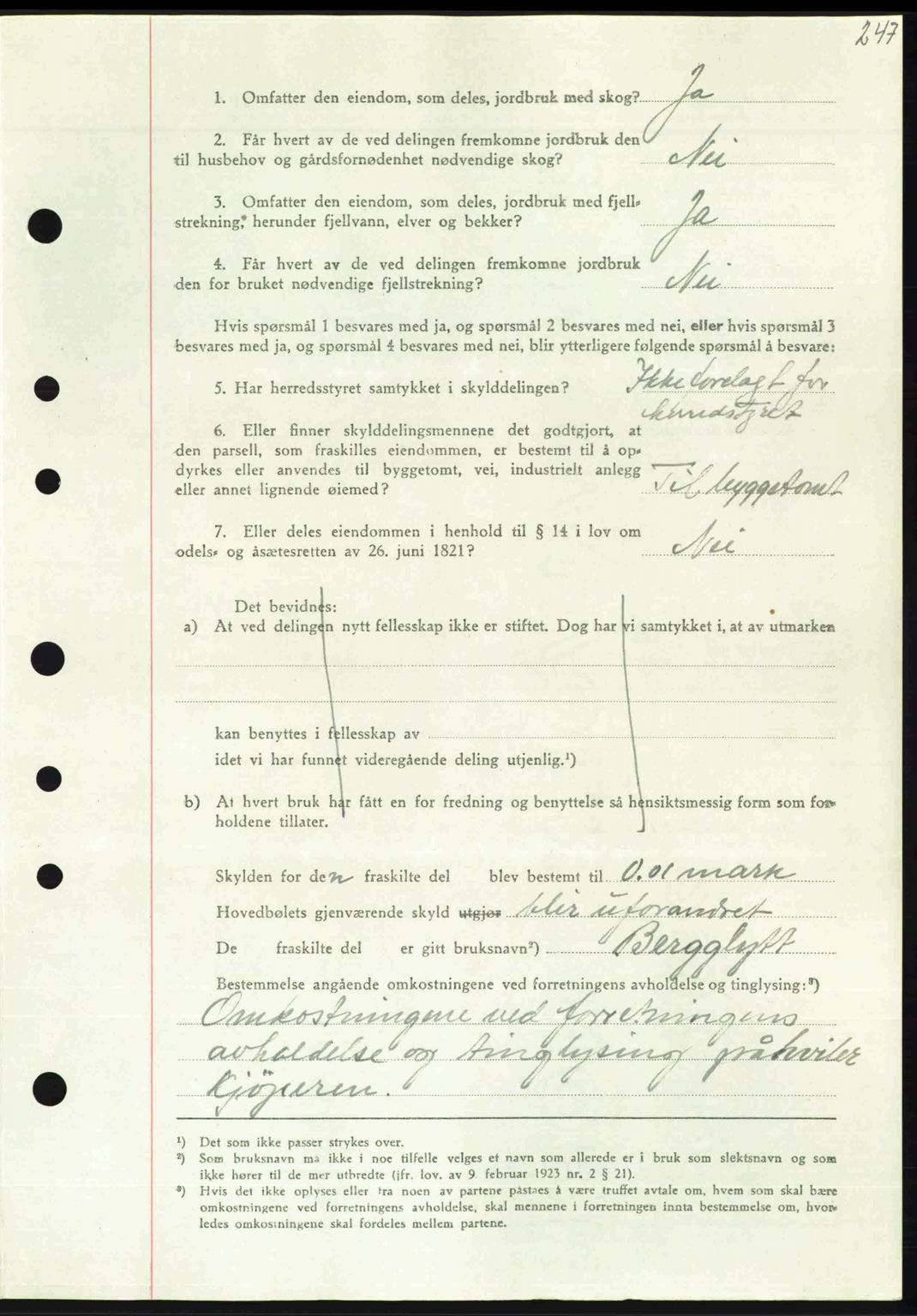 Nordmøre sorenskriveri, AV/SAT-A-4132/1/2/2Ca: Mortgage book no. A103, 1946-1947, Diary no: : 2338/1946