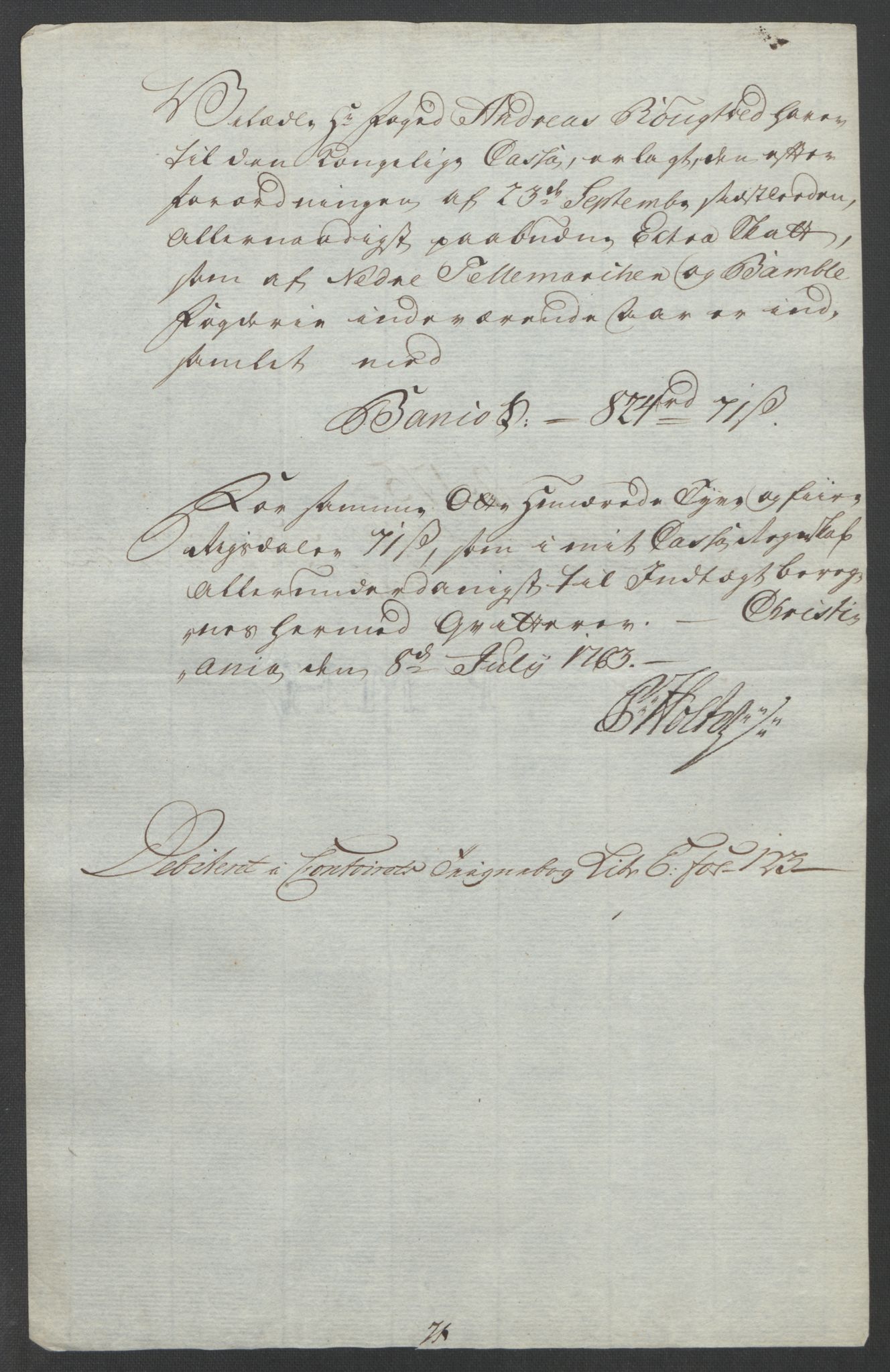 Rentekammeret inntil 1814, Reviderte regnskaper, Fogderegnskap, AV/RA-EA-4092/R37/L2239: Ekstraskatten Nedre Telemark og Bamble, 1762-1763, p. 775