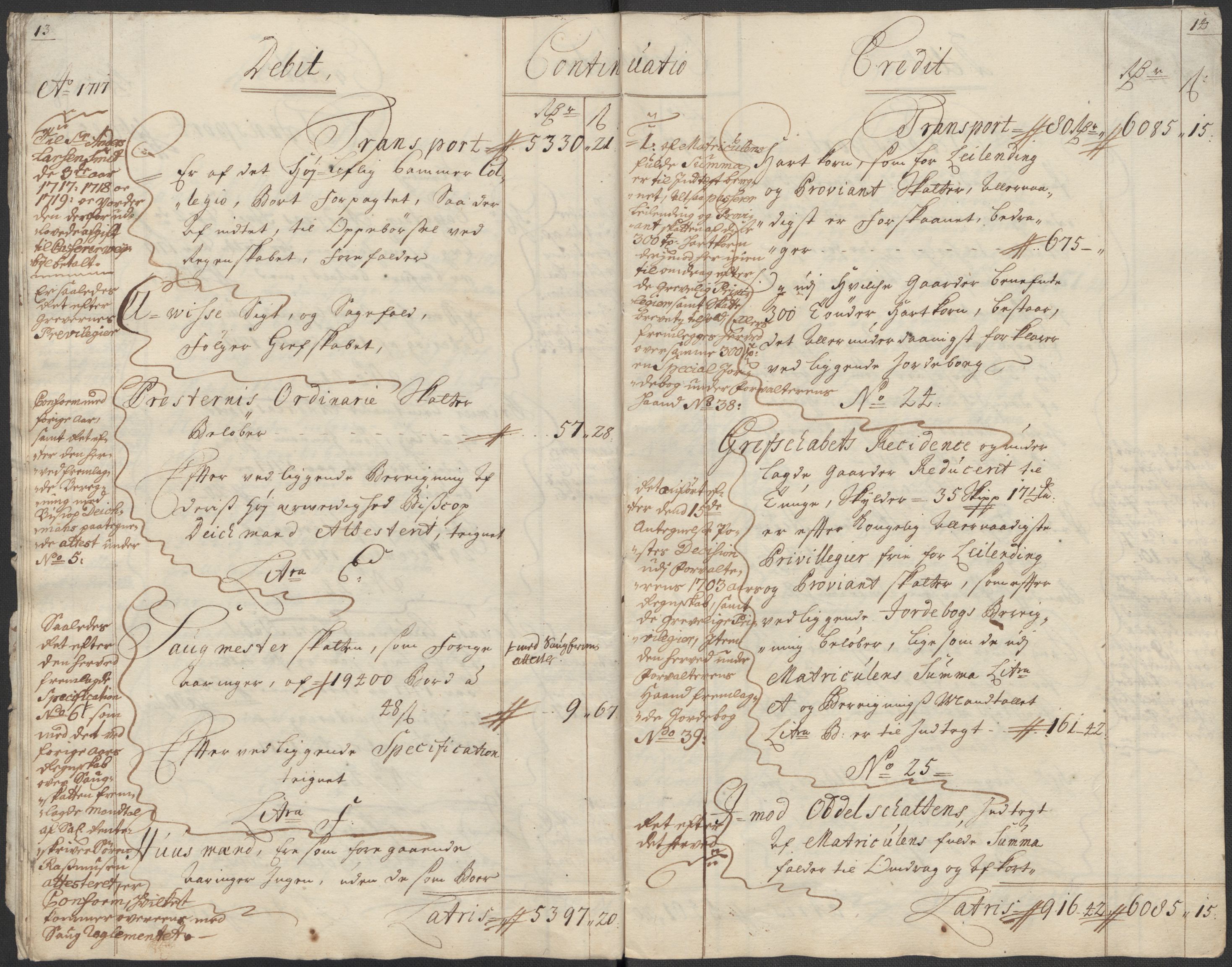 Rentekammeret inntil 1814, Reviderte regnskaper, Fogderegnskap, AV/RA-EA-4092/R33/L1987: Fogderegnskap Larvik grevskap, 1716-1717, p. 346