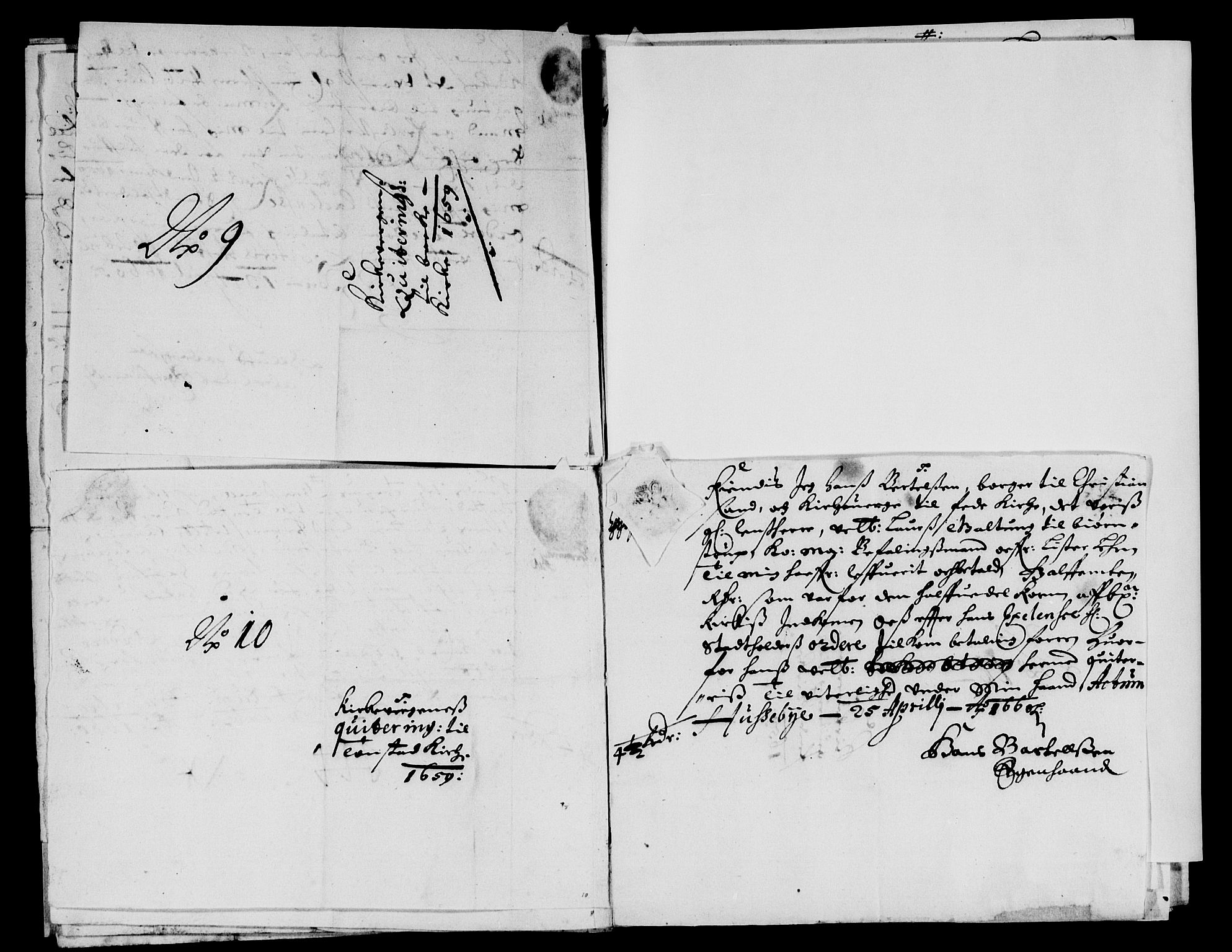 Rentekammeret inntil 1814, Reviderte regnskaper, Lensregnskaper, AV/RA-EA-5023/R/Rb/Rbr/L0022: Lista len, 1658-1660