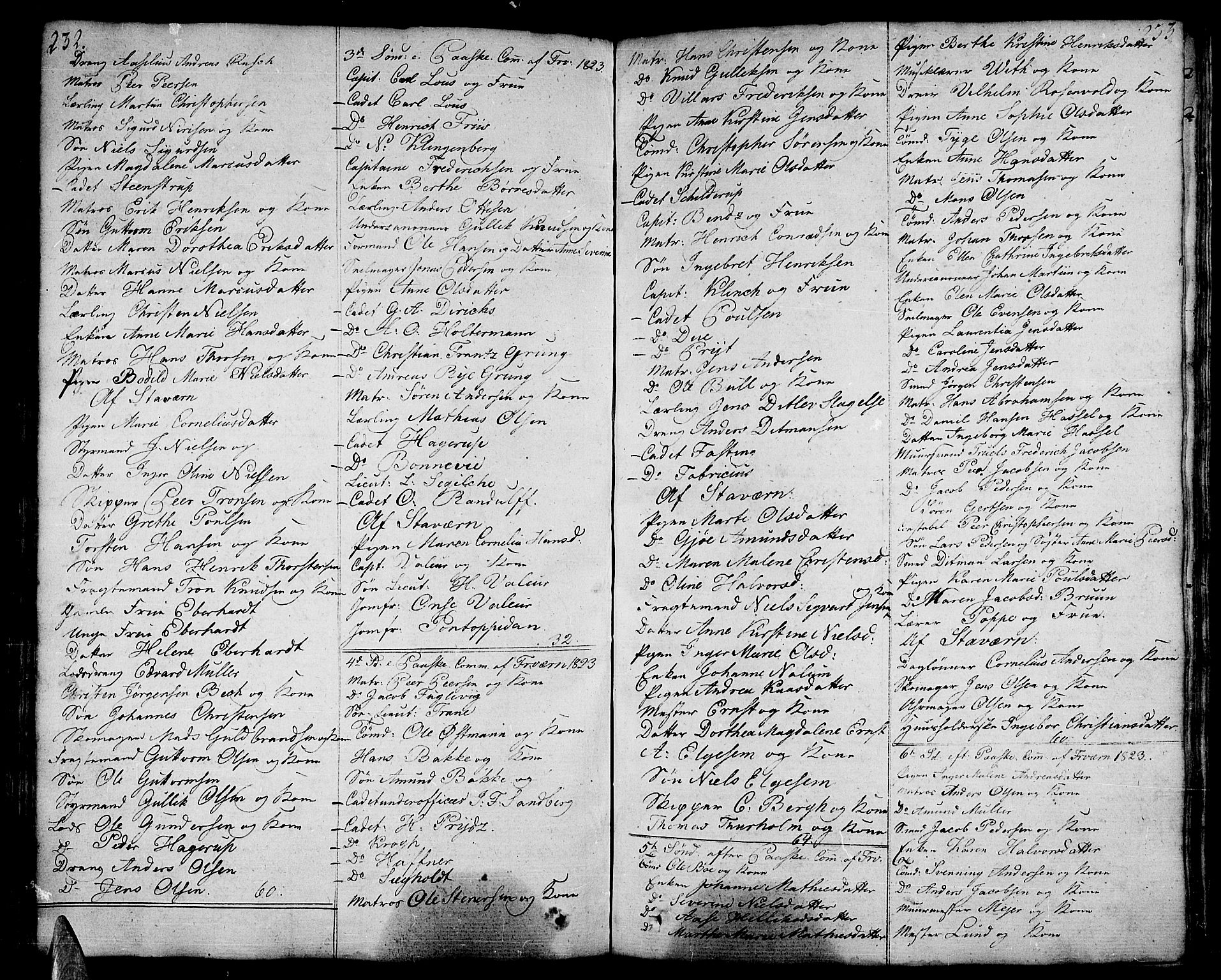 Stavern kirkebøker, SAKO/A-318/F/Fa/L0004: Parish register (official) no. 4, 1809-1816, p. 232-233