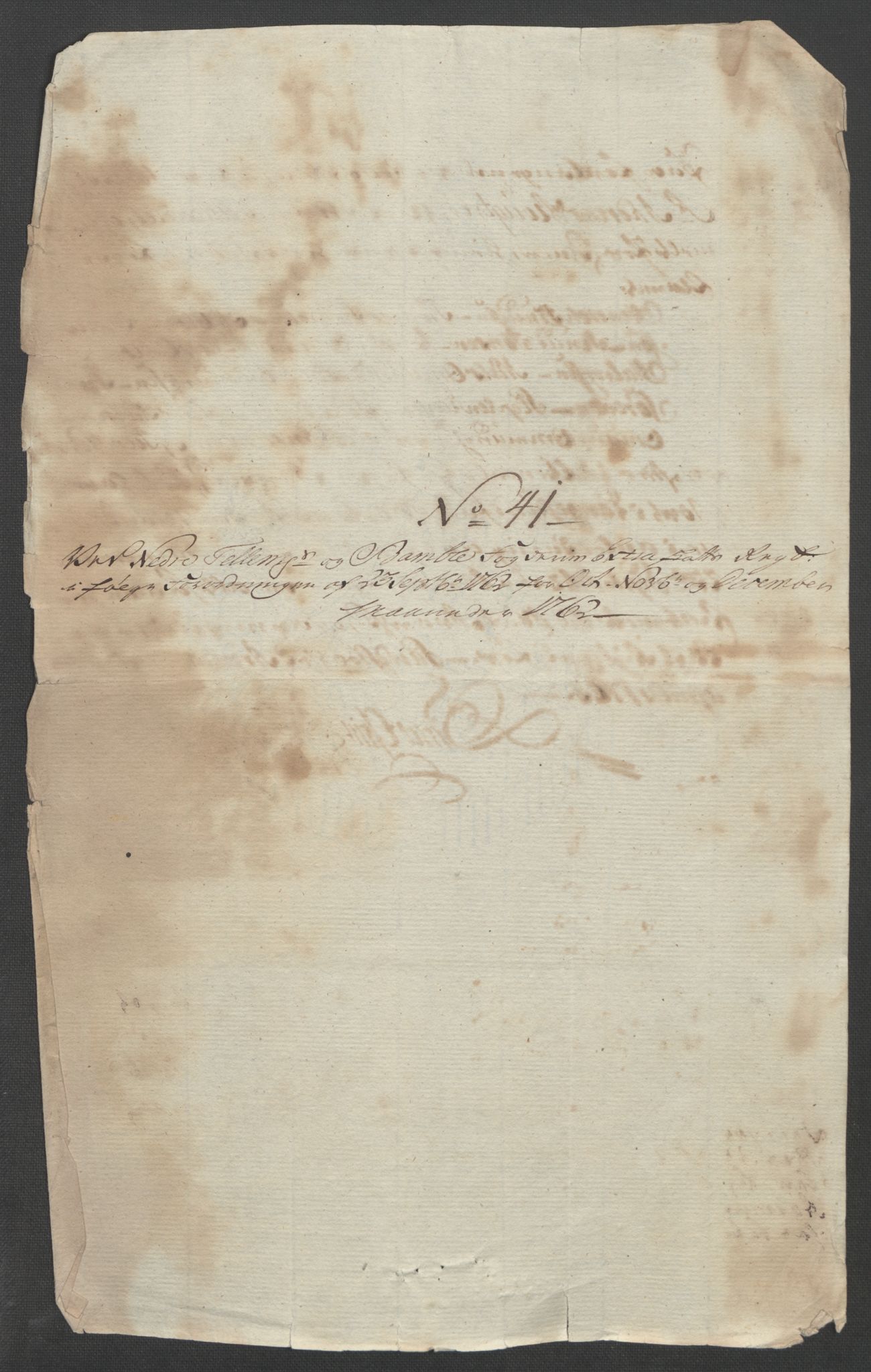 Rentekammeret inntil 1814, Reviderte regnskaper, Fogderegnskap, AV/RA-EA-4092/R37/L2239: Ekstraskatten Nedre Telemark og Bamble, 1762-1763, p. 344