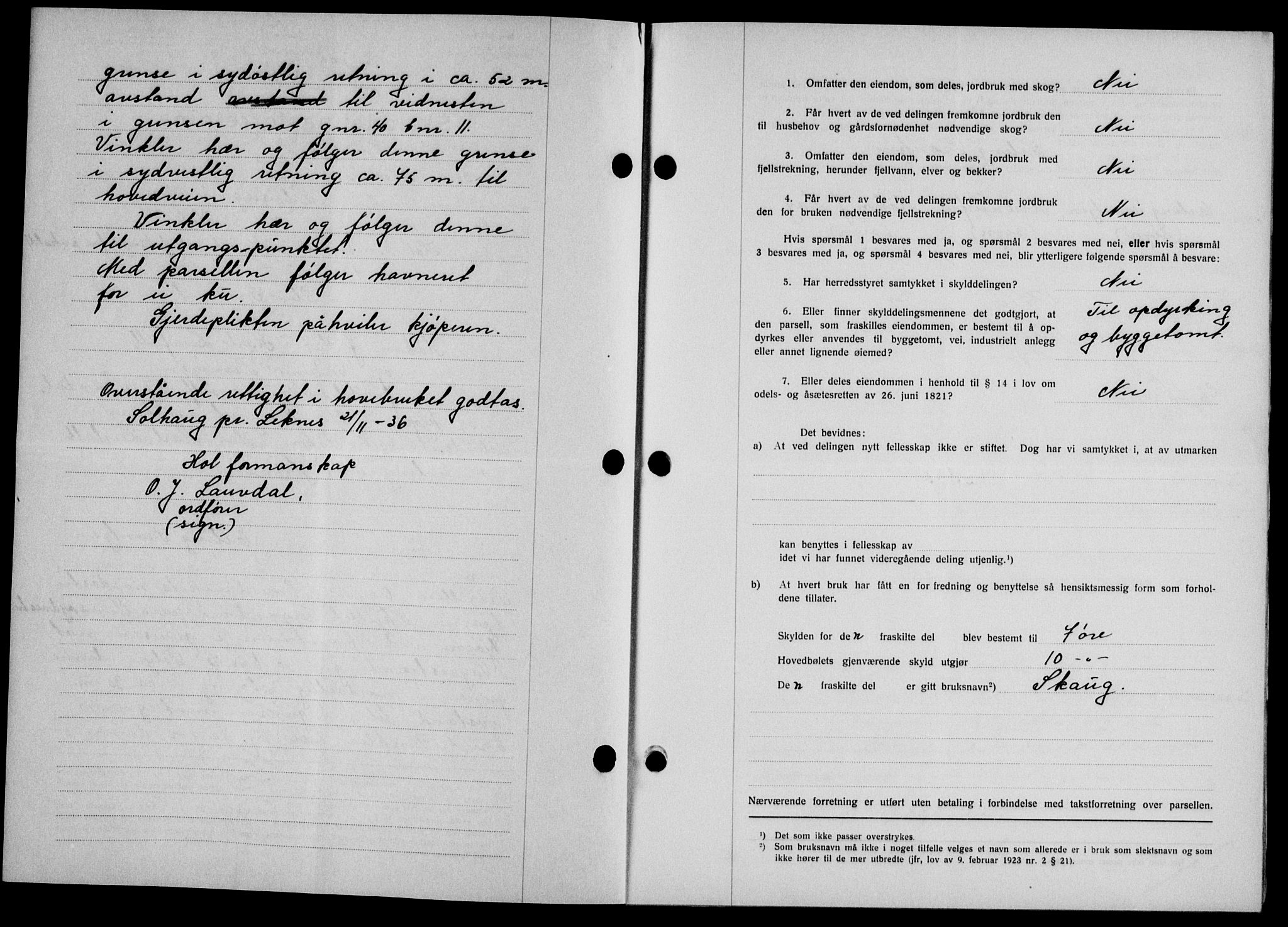 Lofoten sorenskriveri, SAT/A-0017/1/2/2C/L0006a: Mortgage book no. 6a, 1939-1939, Diary no: : 2222/1939