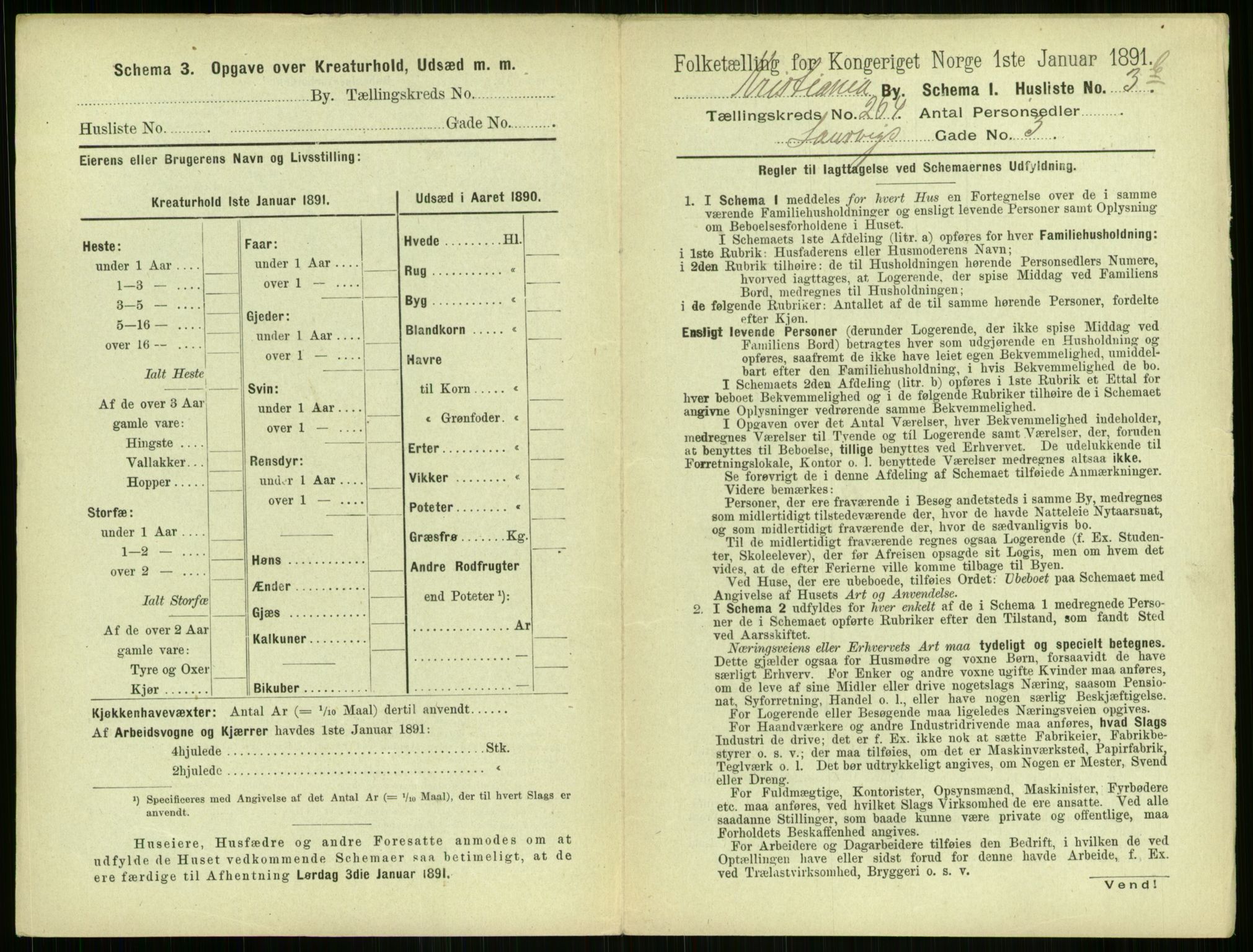 RA, 1891 census for 0301 Kristiania, 1891, p. 160283