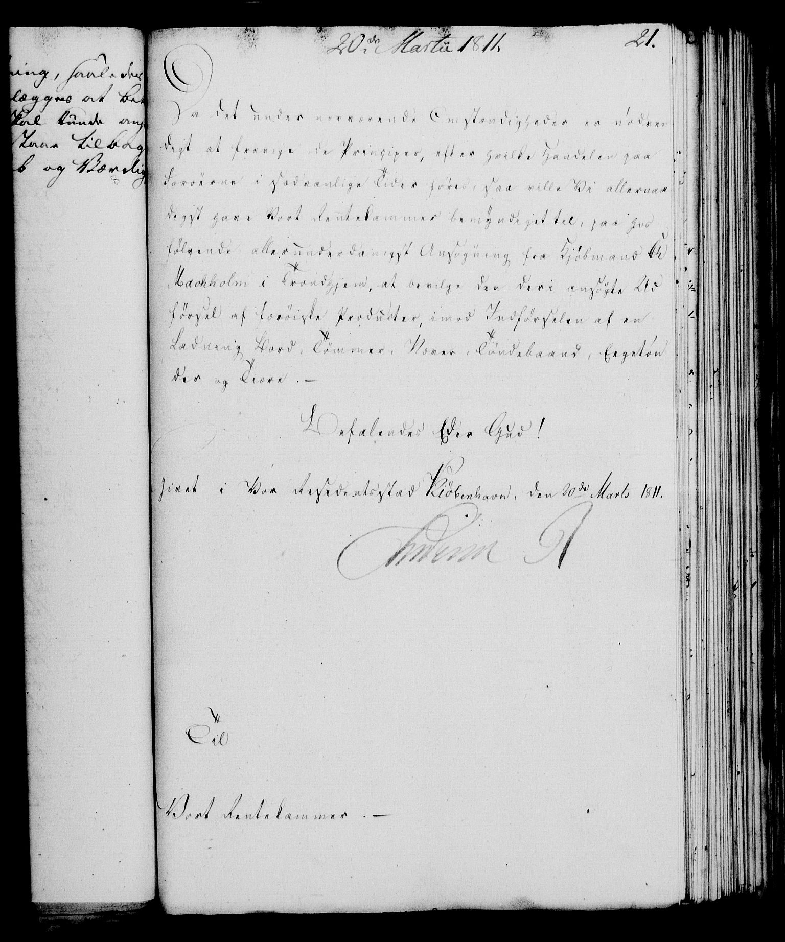 Rentekammeret, Kammerkanselliet, RA/EA-3111/G/Gf/Gfa/L0093: Norsk relasjons- og resolusjonsprotokoll (merket RK 52.93), 1811, p. 92